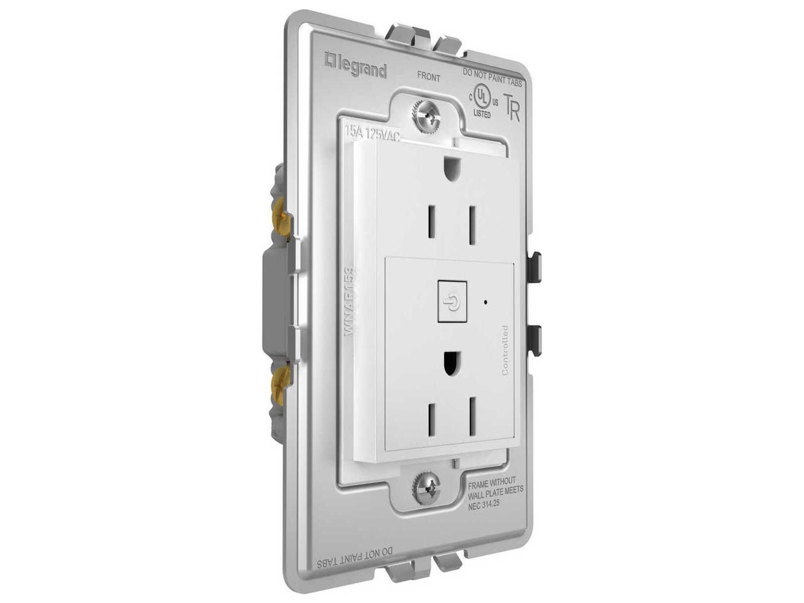 Legrand Adorne White Smart Outlet with Netatmo Plus-Size