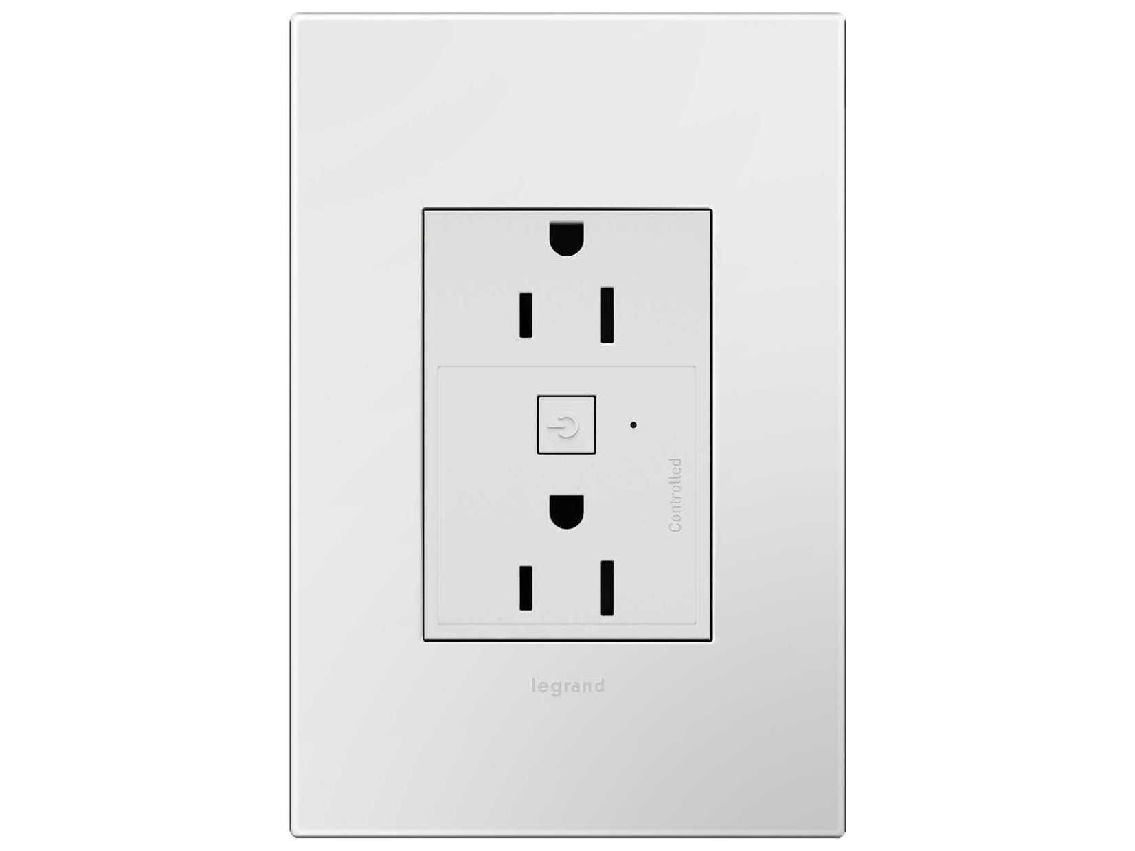 Legrand Adorne White Smart Outlet with Netatmo Plus-Size