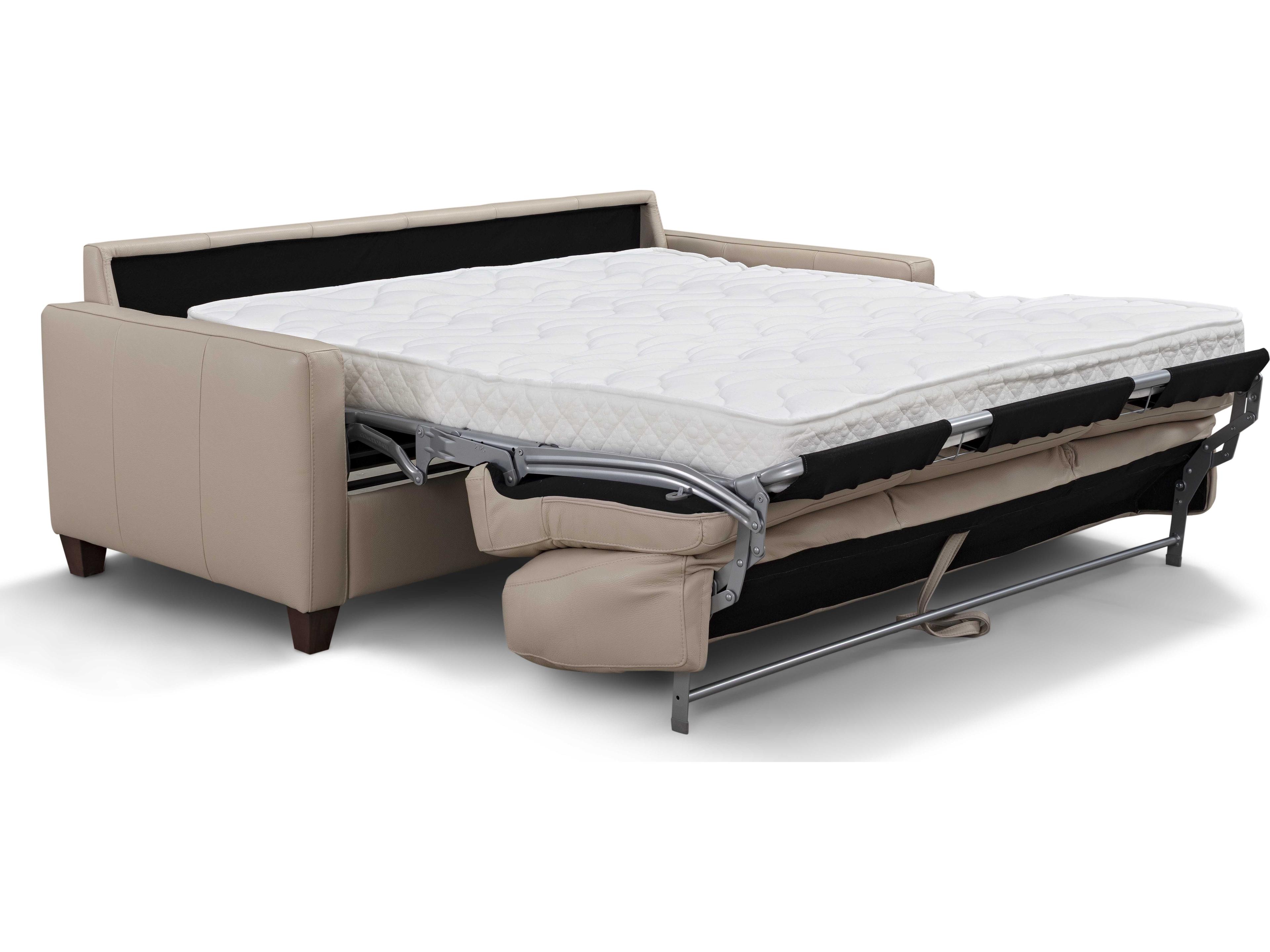 Leather Italia USA Millbrook Sofa - Queen (63) Sleeper W- Memory