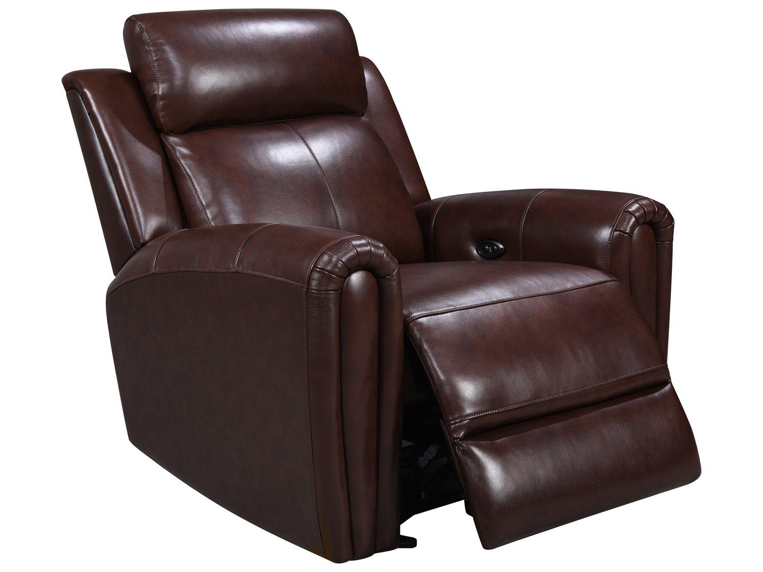 Leather Italia USA Jonathan P1 Glider Recliner 7030Lv Brown