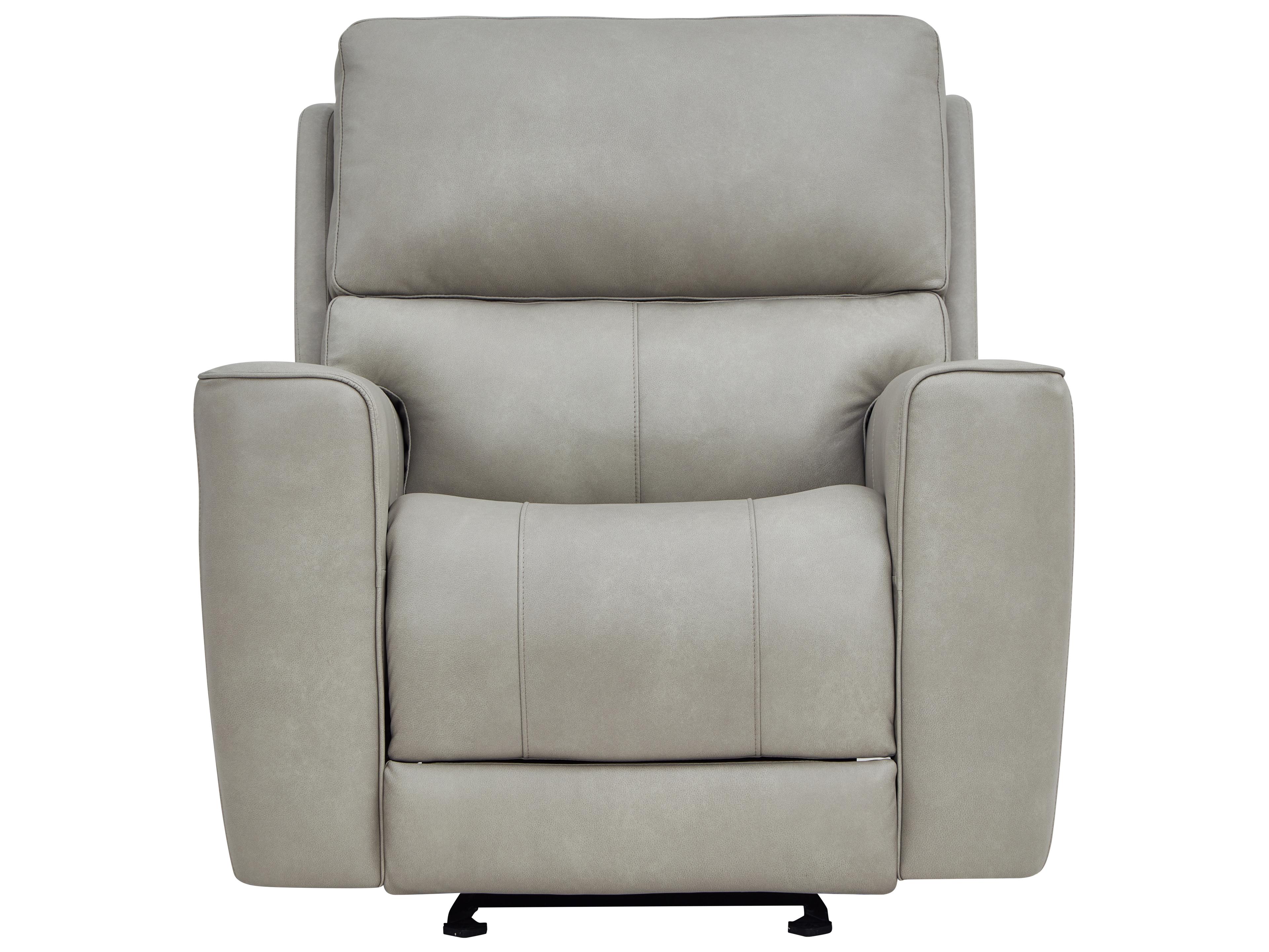 Leather Italia USA Laredo Chair - Glider 2P 1605Lv Cement Le