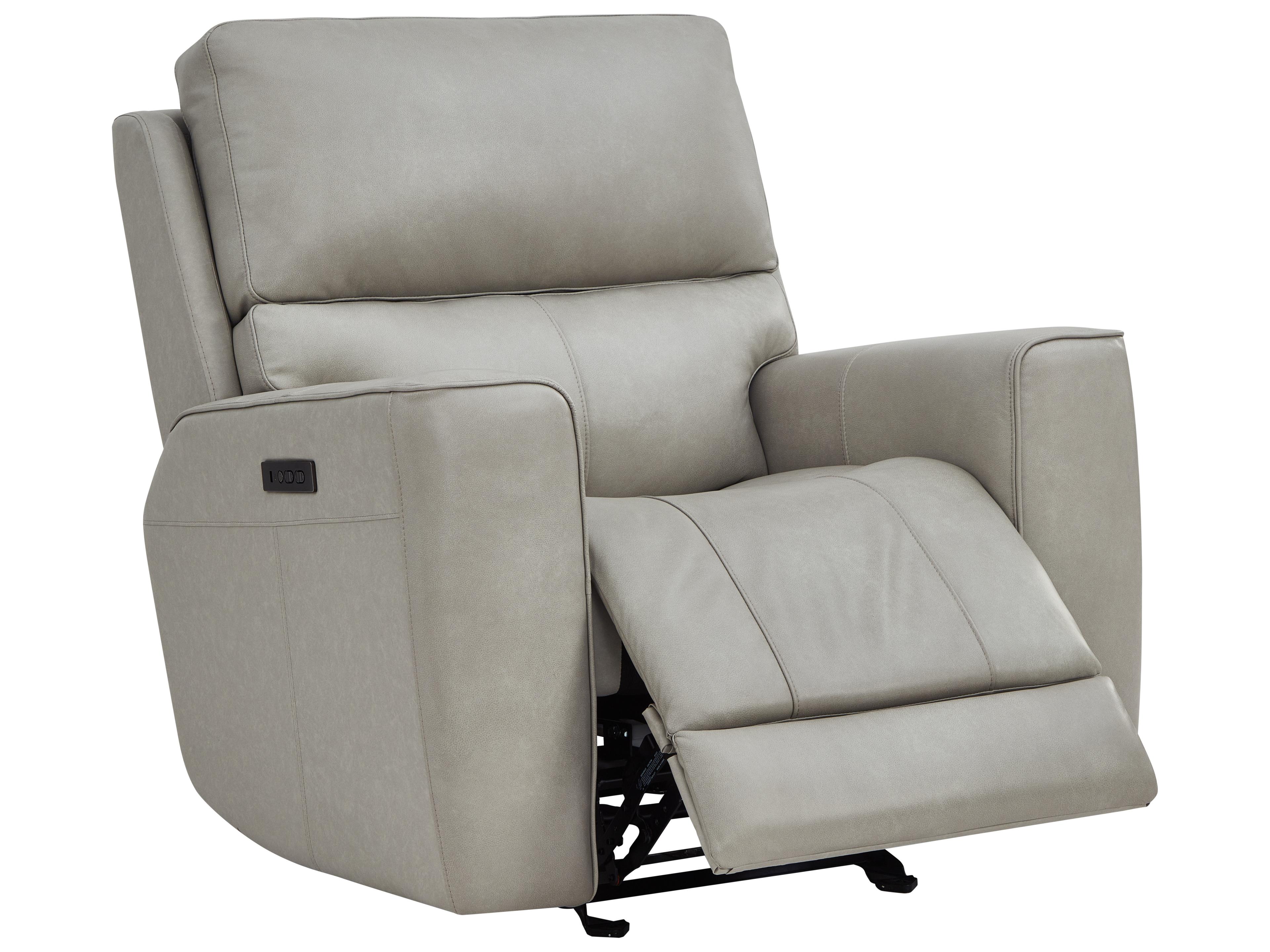 Leather Italia USA Laredo Chair - Glider 2P 1605Lv Cement Le