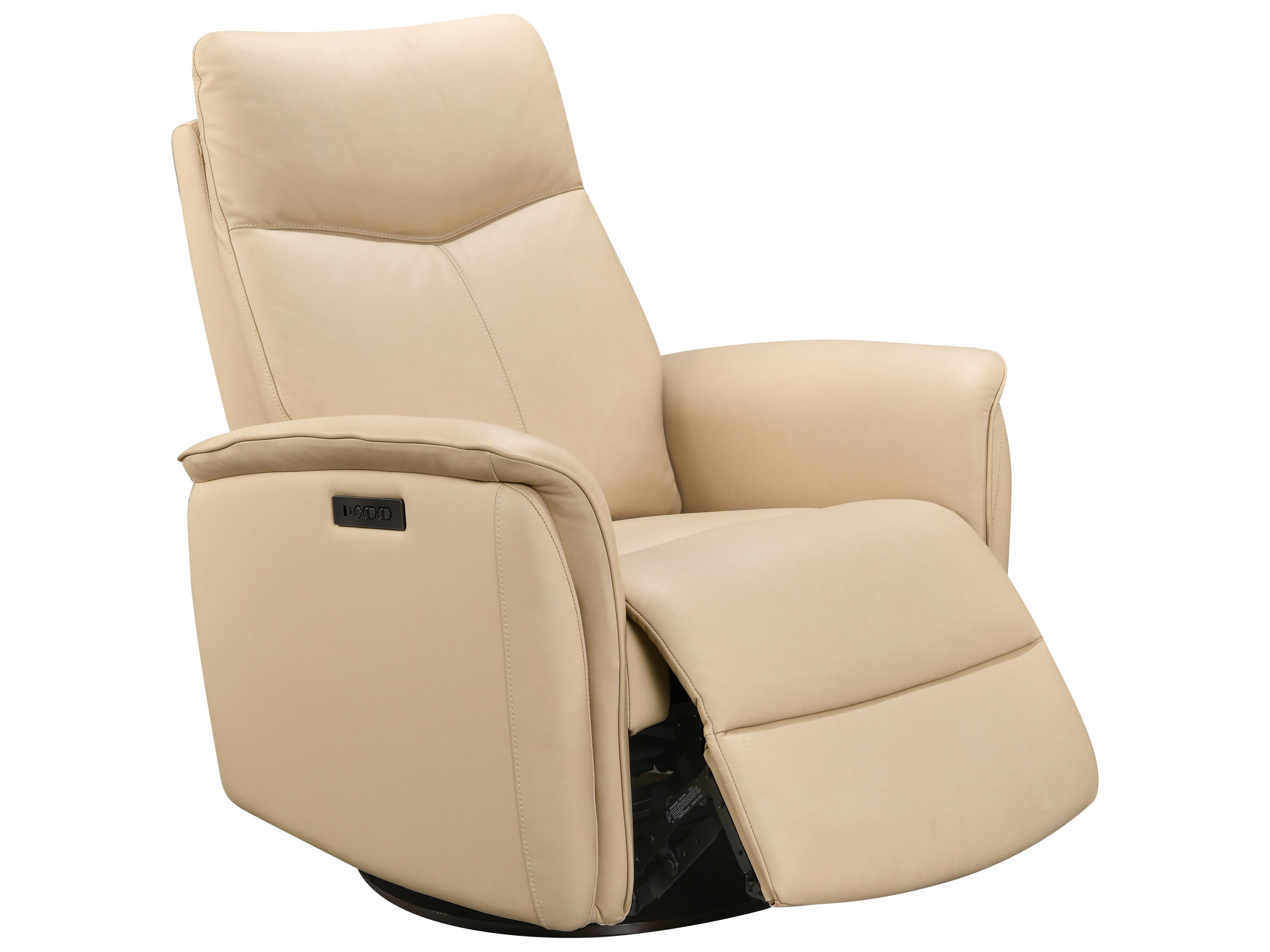 Leather Italia USA Inman Chair - P2 - 260 Swivel Glider 0304Lv Taupe