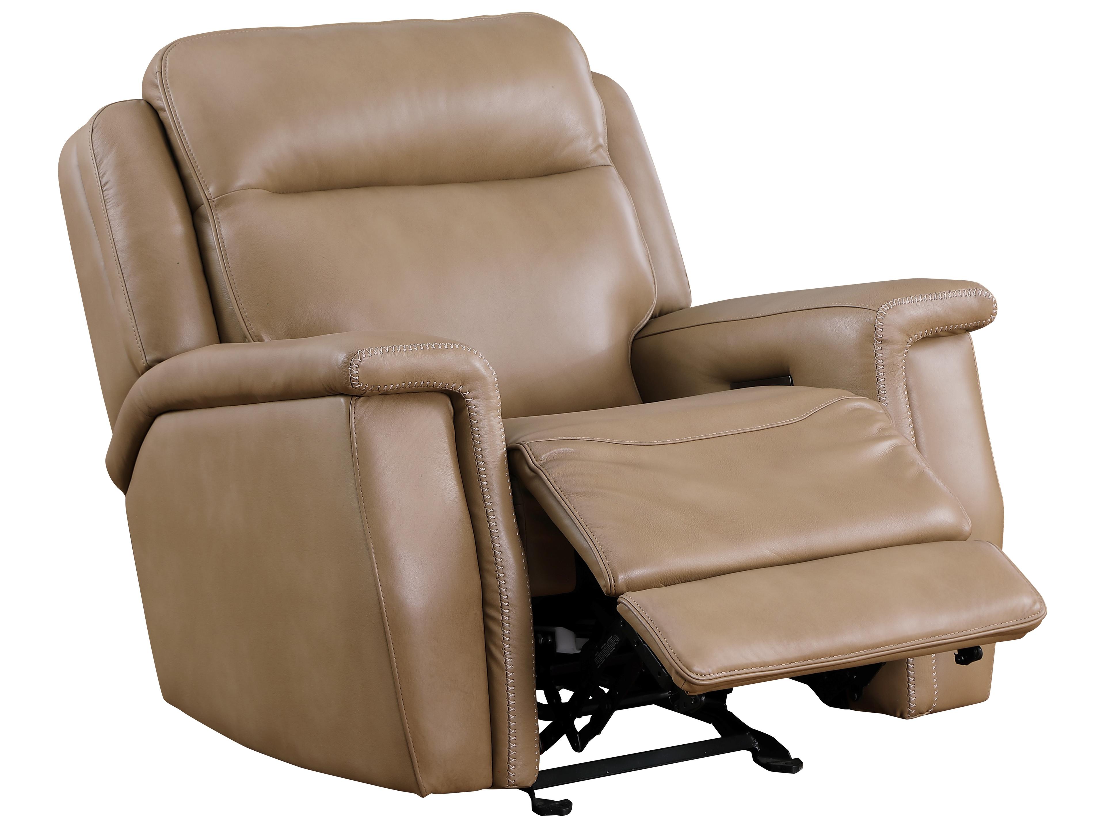 Leather Italia USA Fischer Chair - Glider 2P 1306Lv Saddle