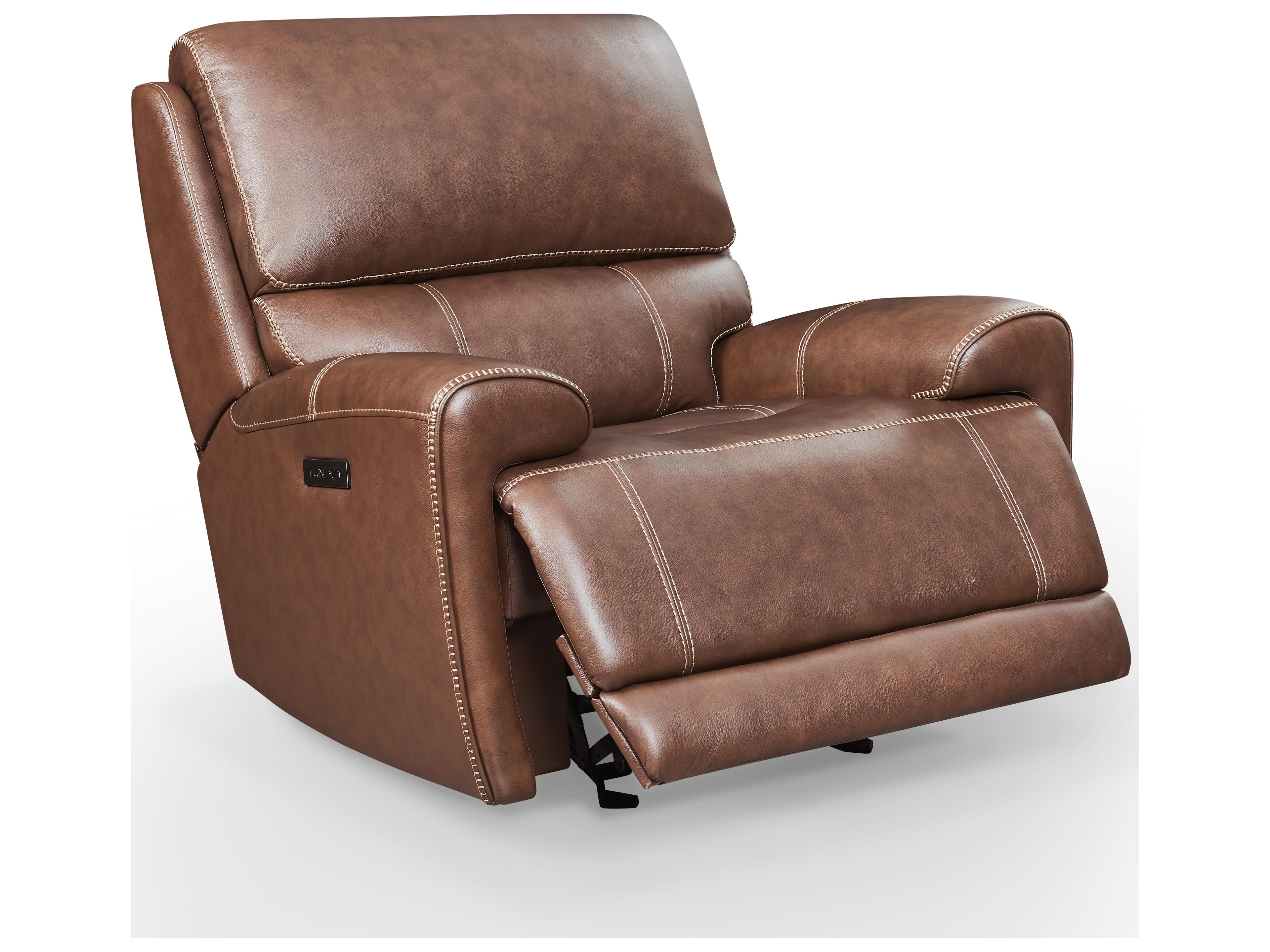 Leather Italia USA Highland Chair - Glider 2P 7463Lv Brown Coffee