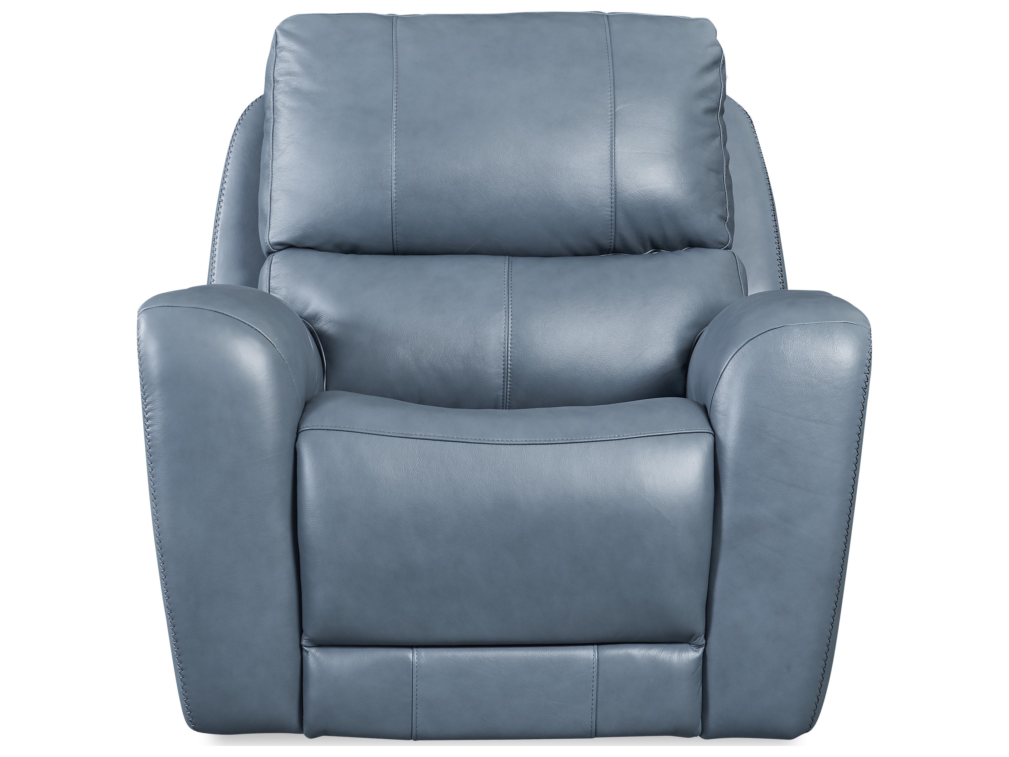Leather Italia USA Bel Air Chair - Glider 2P 6027Lv Persian Blue
