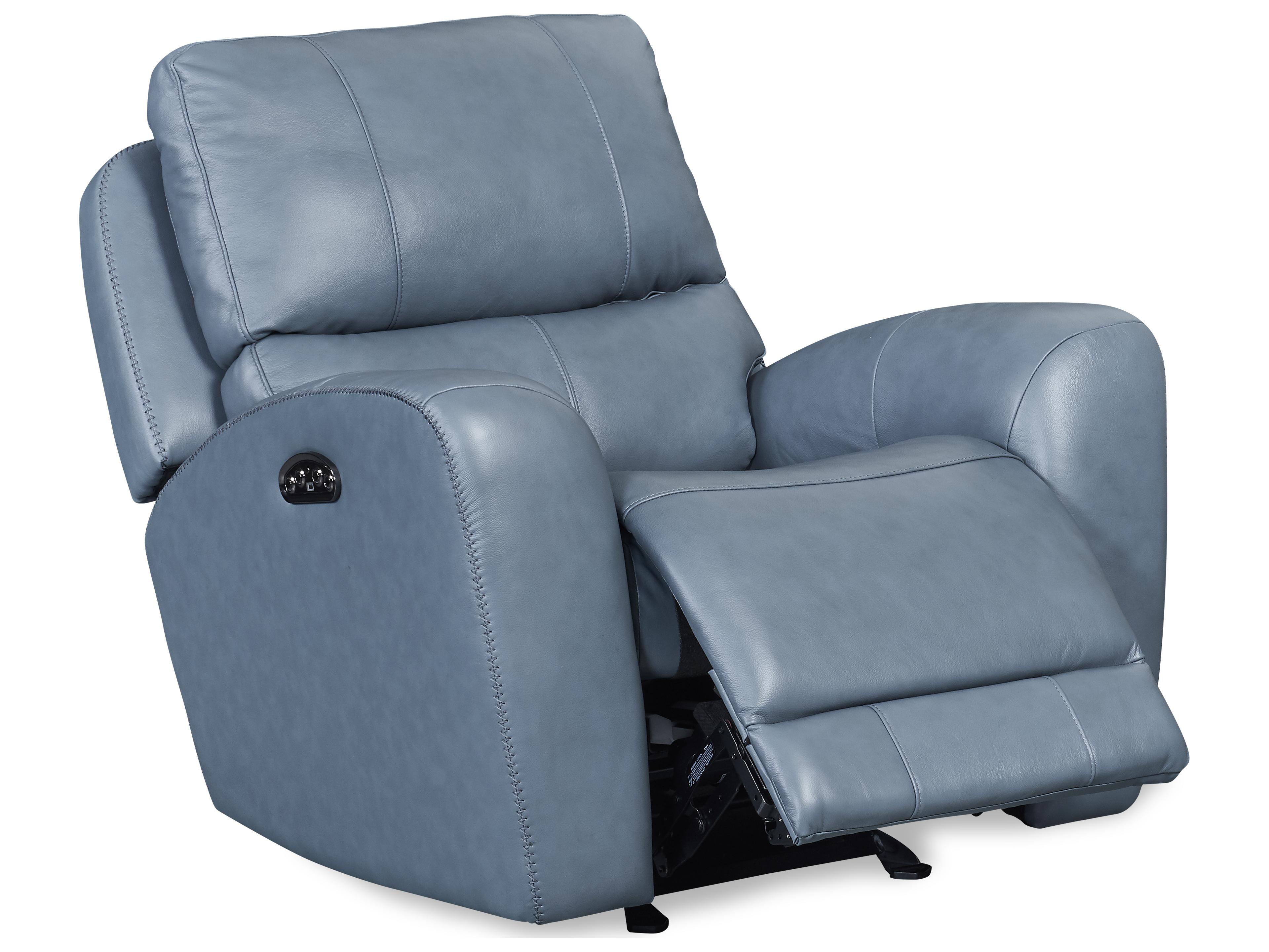 Leather Italia USA Bel Air Chair - Glider 2P 6027Lv Persian Blue