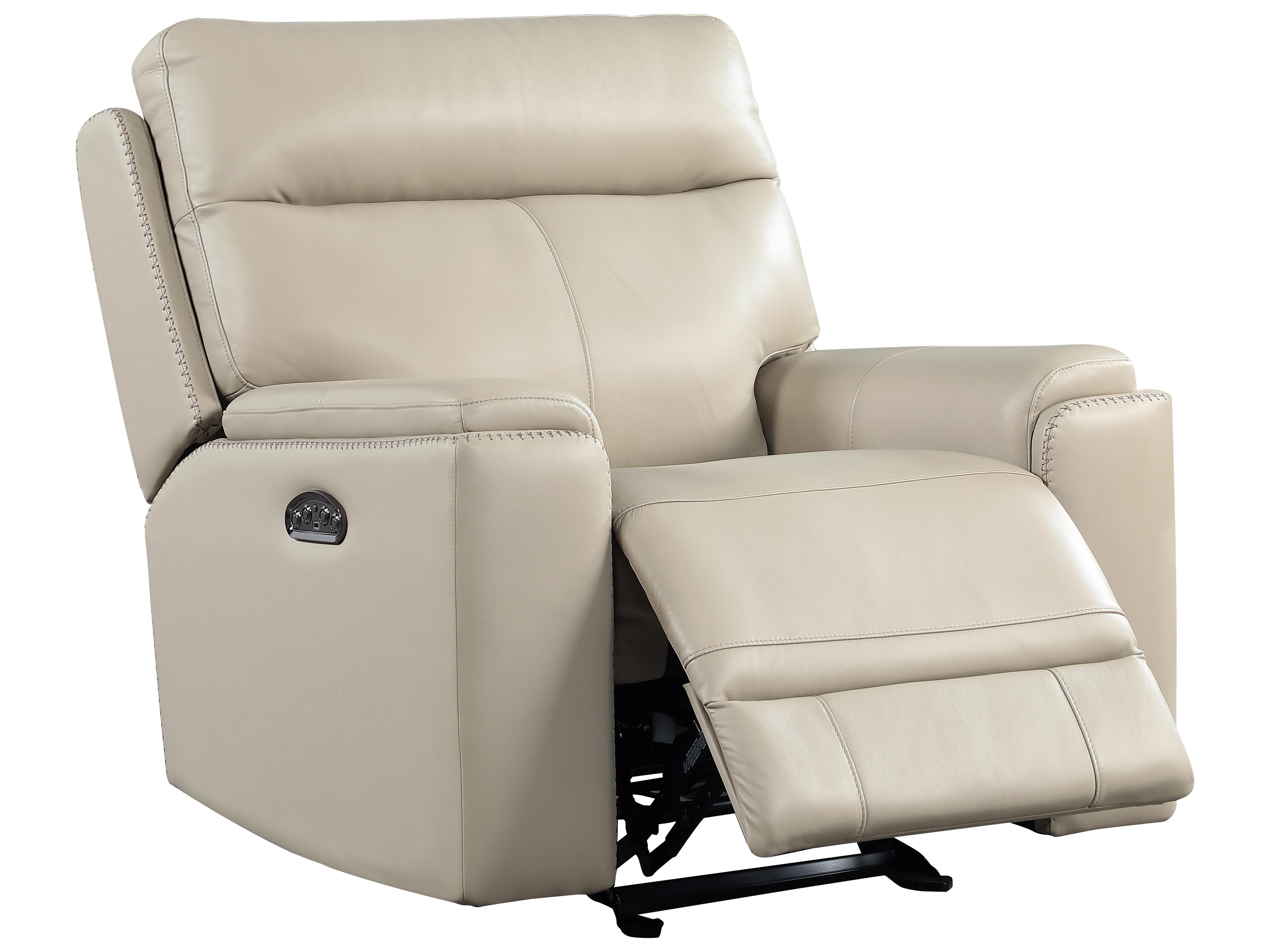 Leather Italia USA Bryant Chair - Glider 2P 1001Lv Taupe