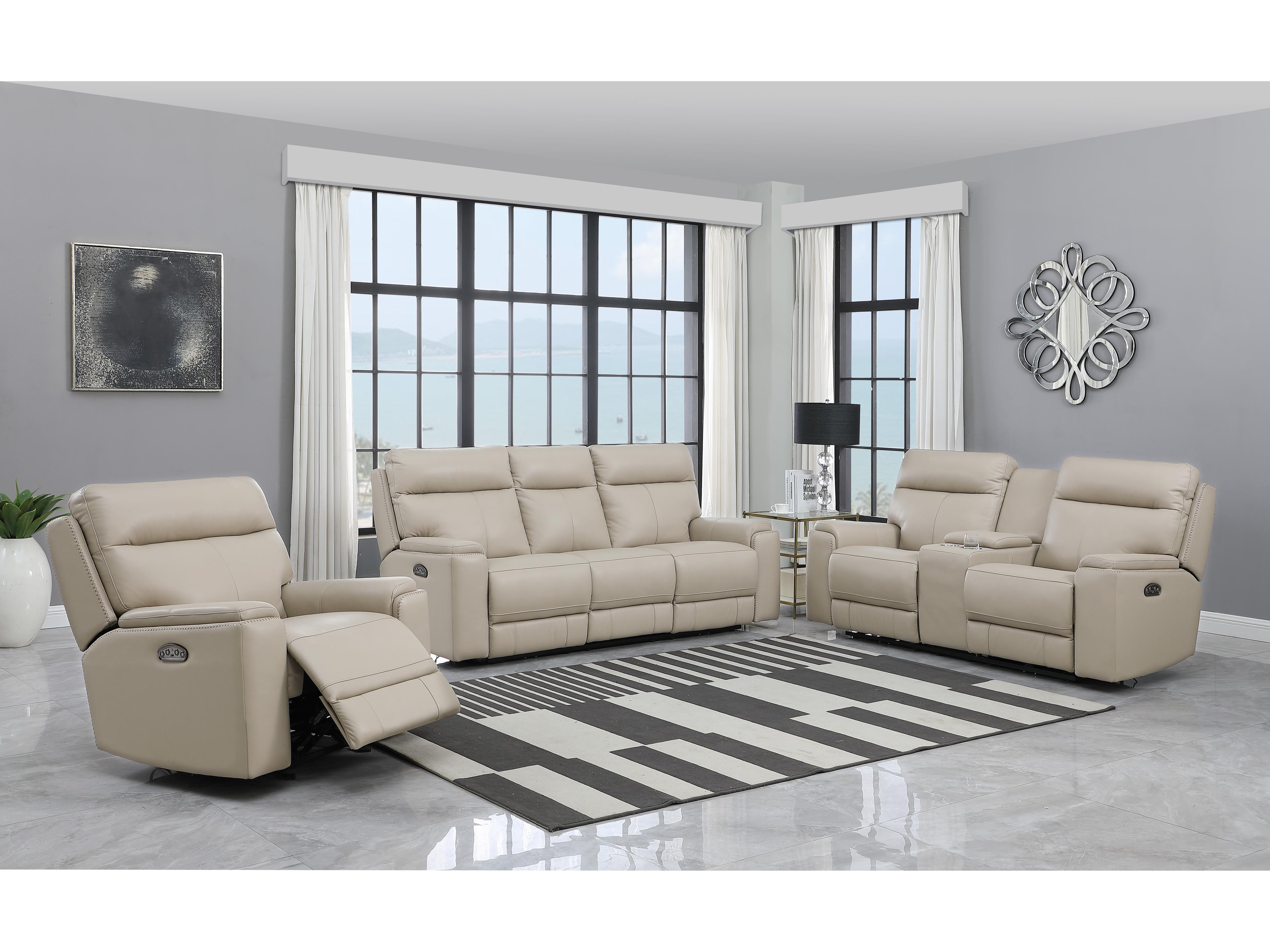 Leather Italia USA Bryant Chair - Glider 2P 1001Lv Taupe