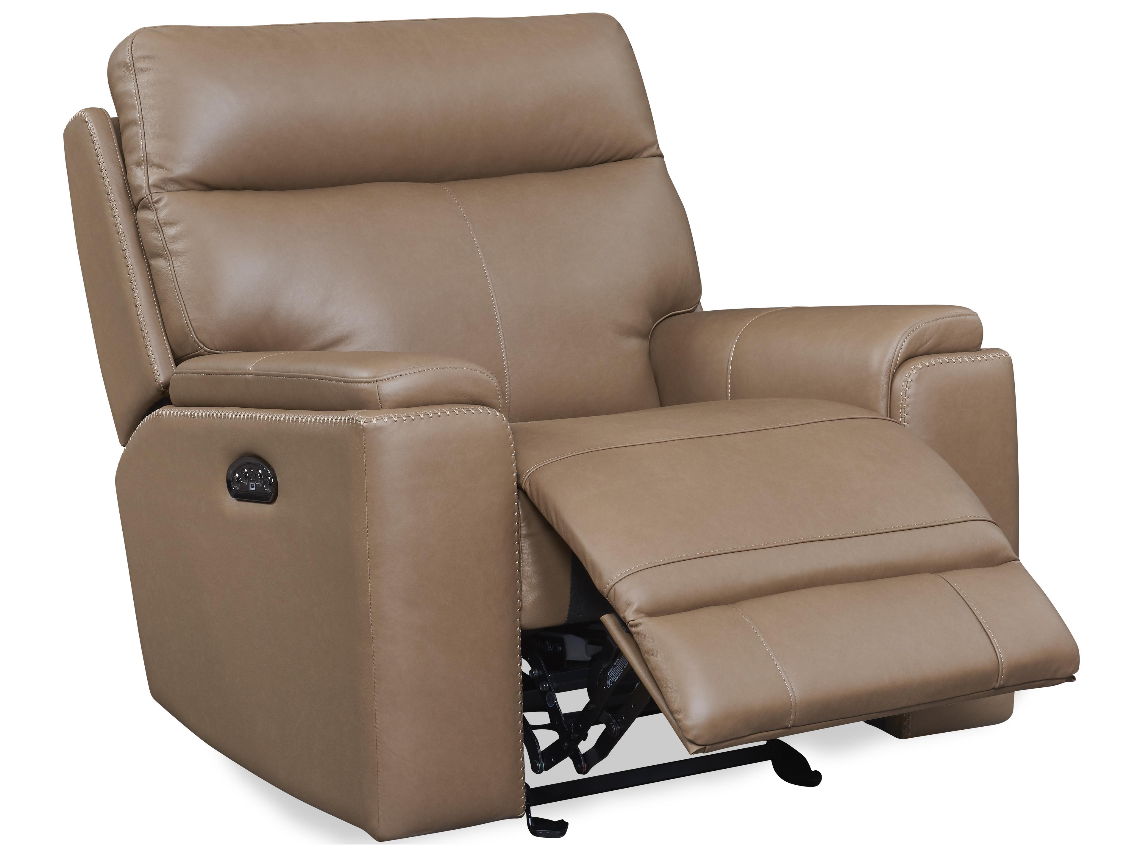 Leather Italia USA Bryant Chair - Glider 2P 3001Lv Tuscan Tan