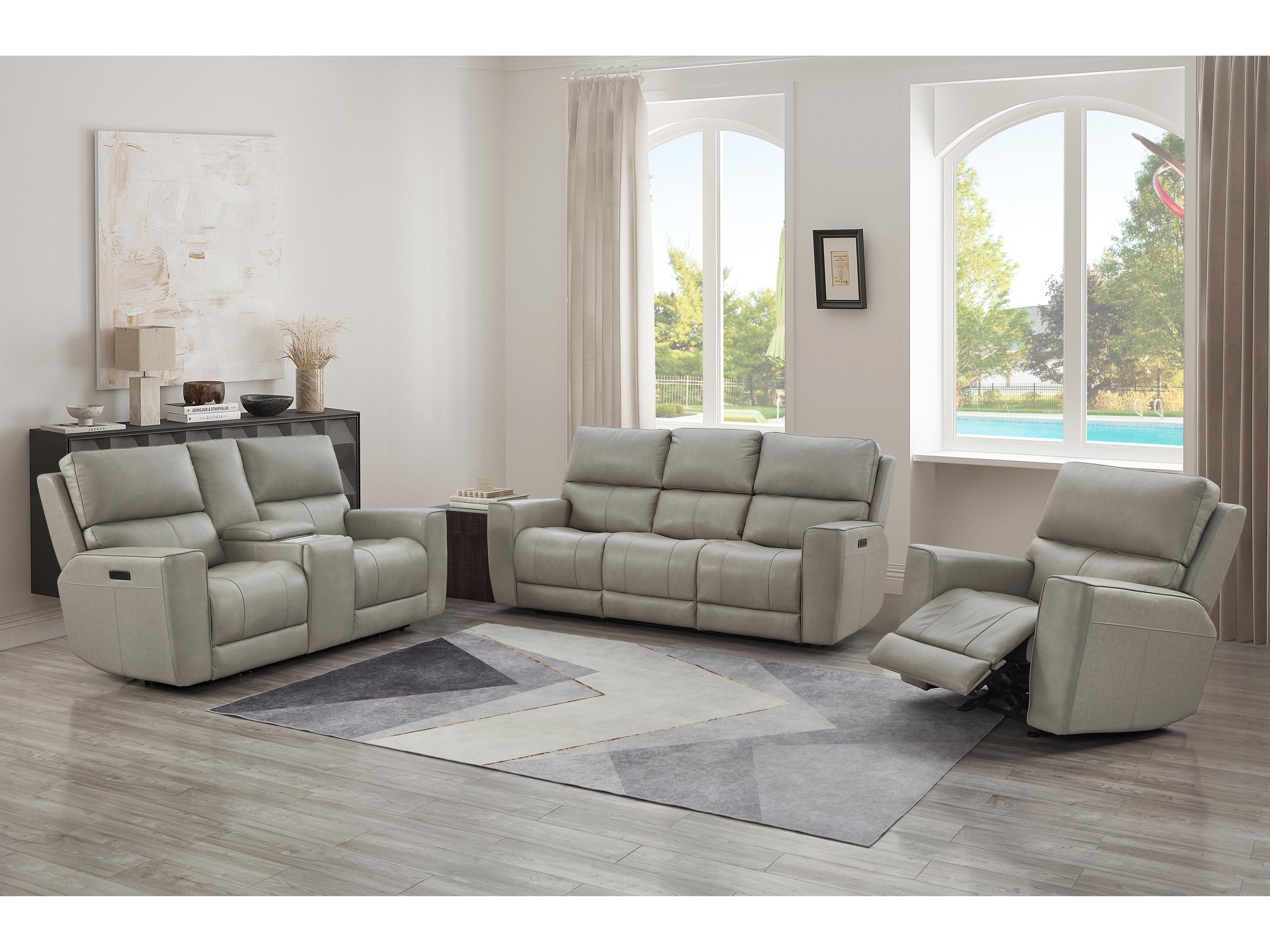 Leather Italia USA Laredo Loveseat - Console P2 - Zg 1605Lv C