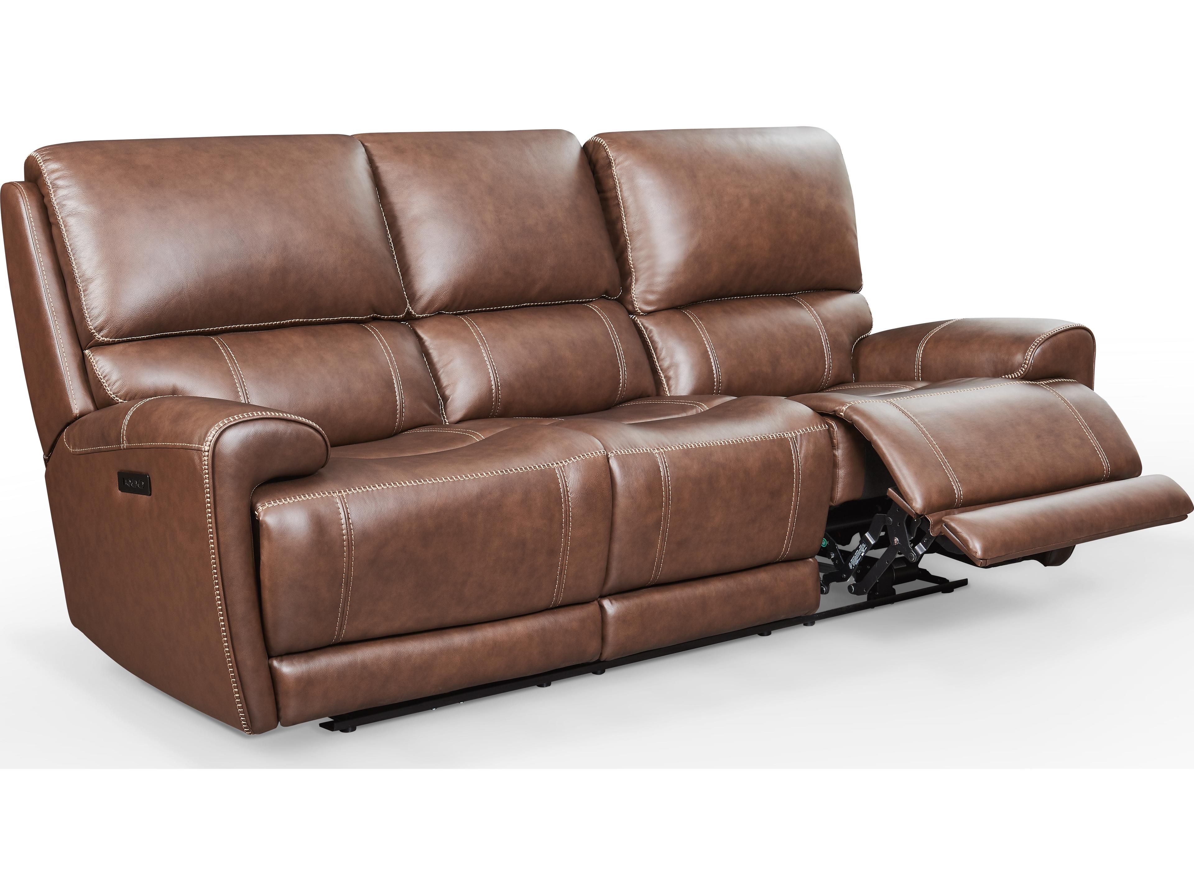 Leather Italia USA Highland Sofa - P2 - Zg 7463Lv Brown Coffe