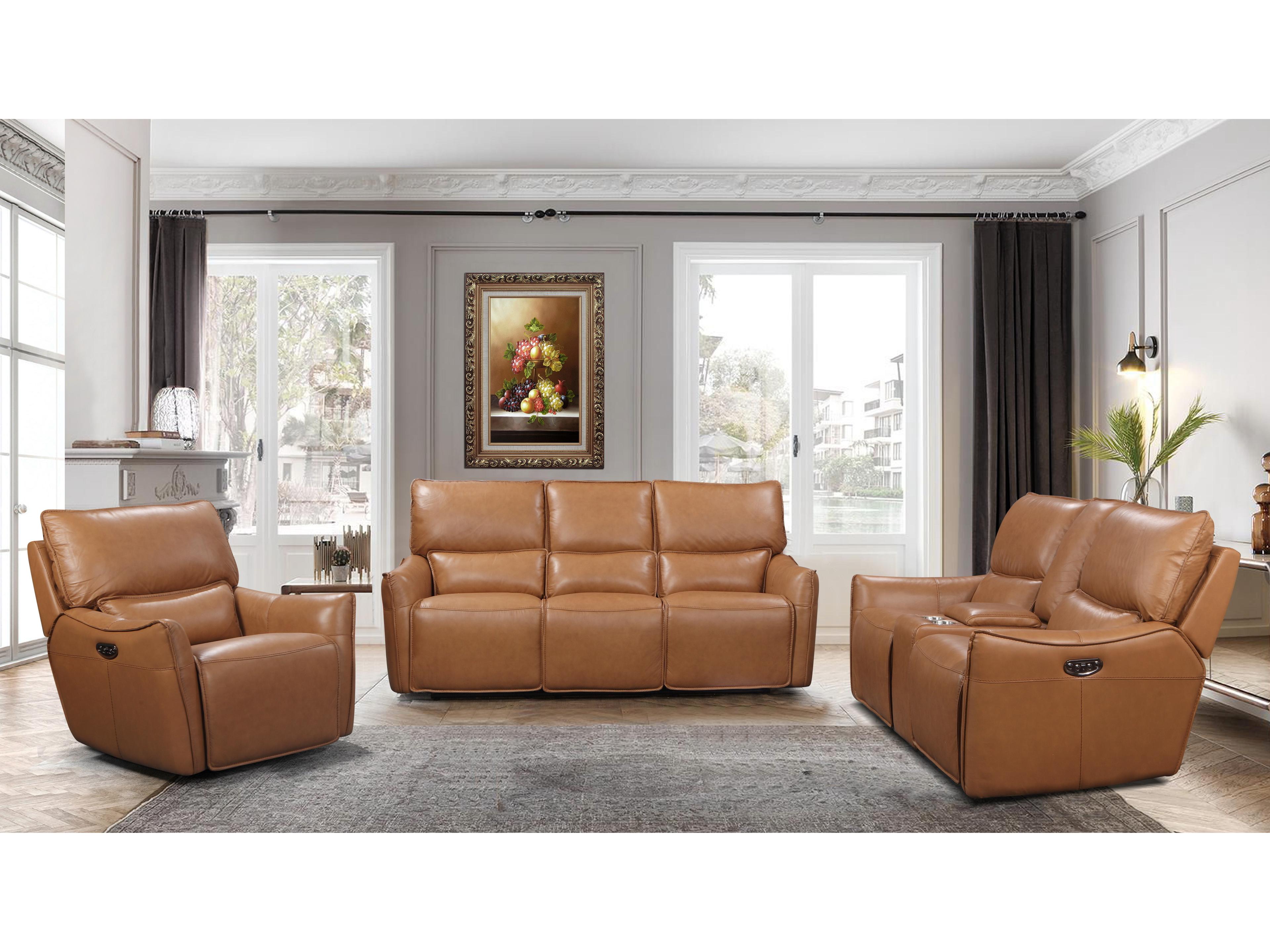 Leather Italia USA Portland Sofa - P2 1006Lv Desert Leather