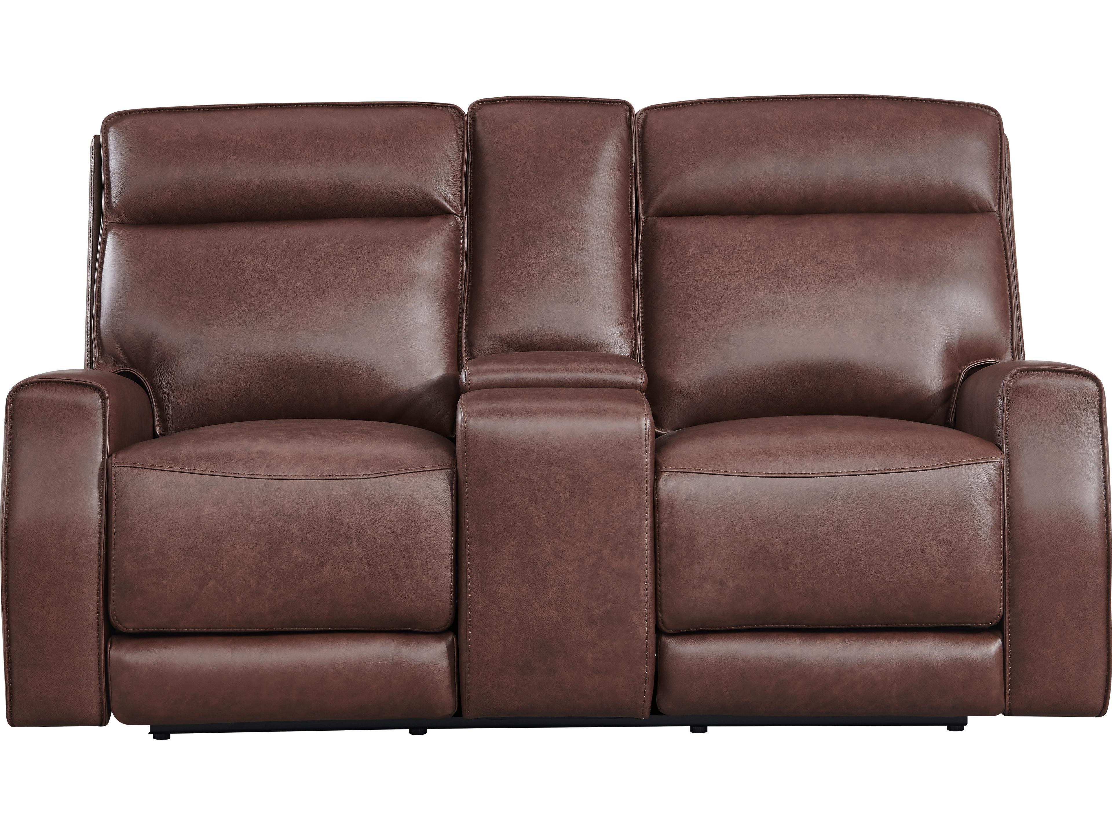 Leather Italia USA Sydney Loveseat - Console - P2 - Zg 1501Lv