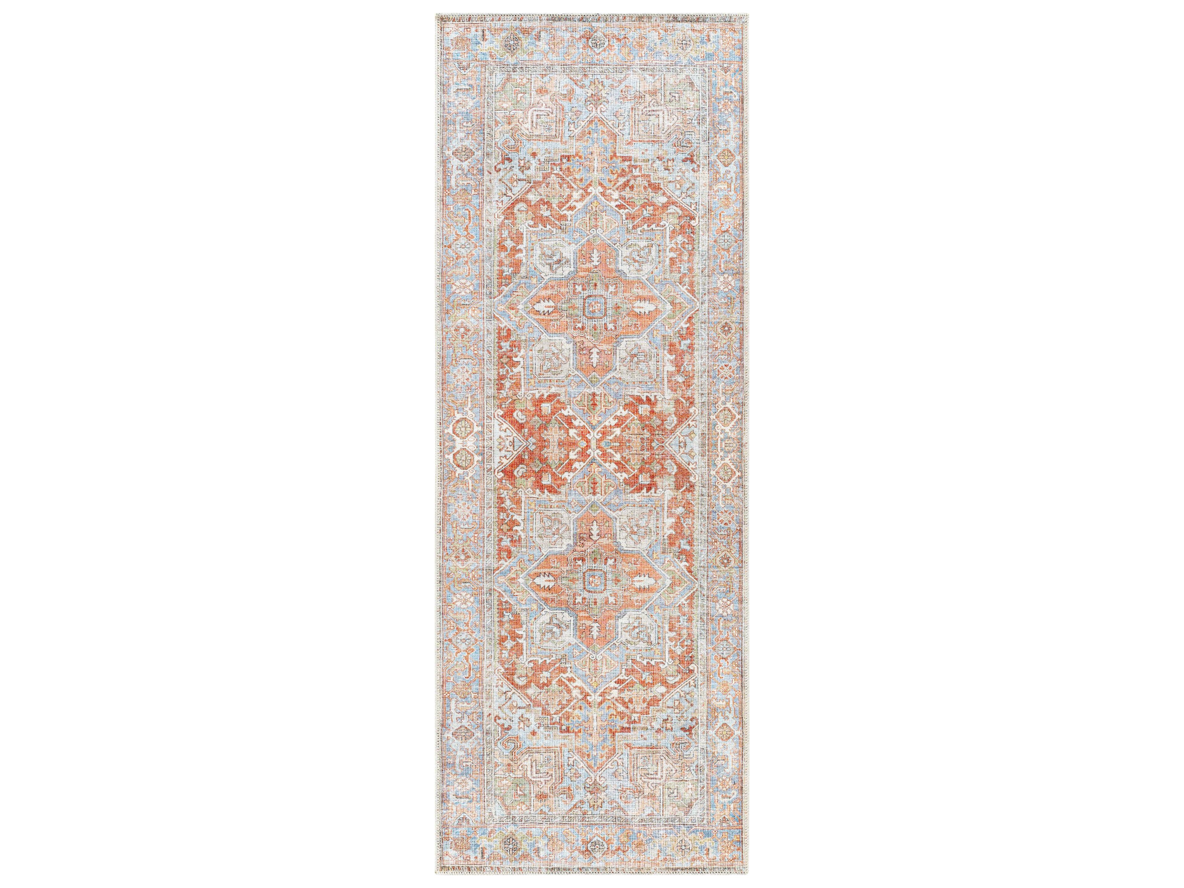 Livabliss by Surya Alanya Bordered Runner Area Rug