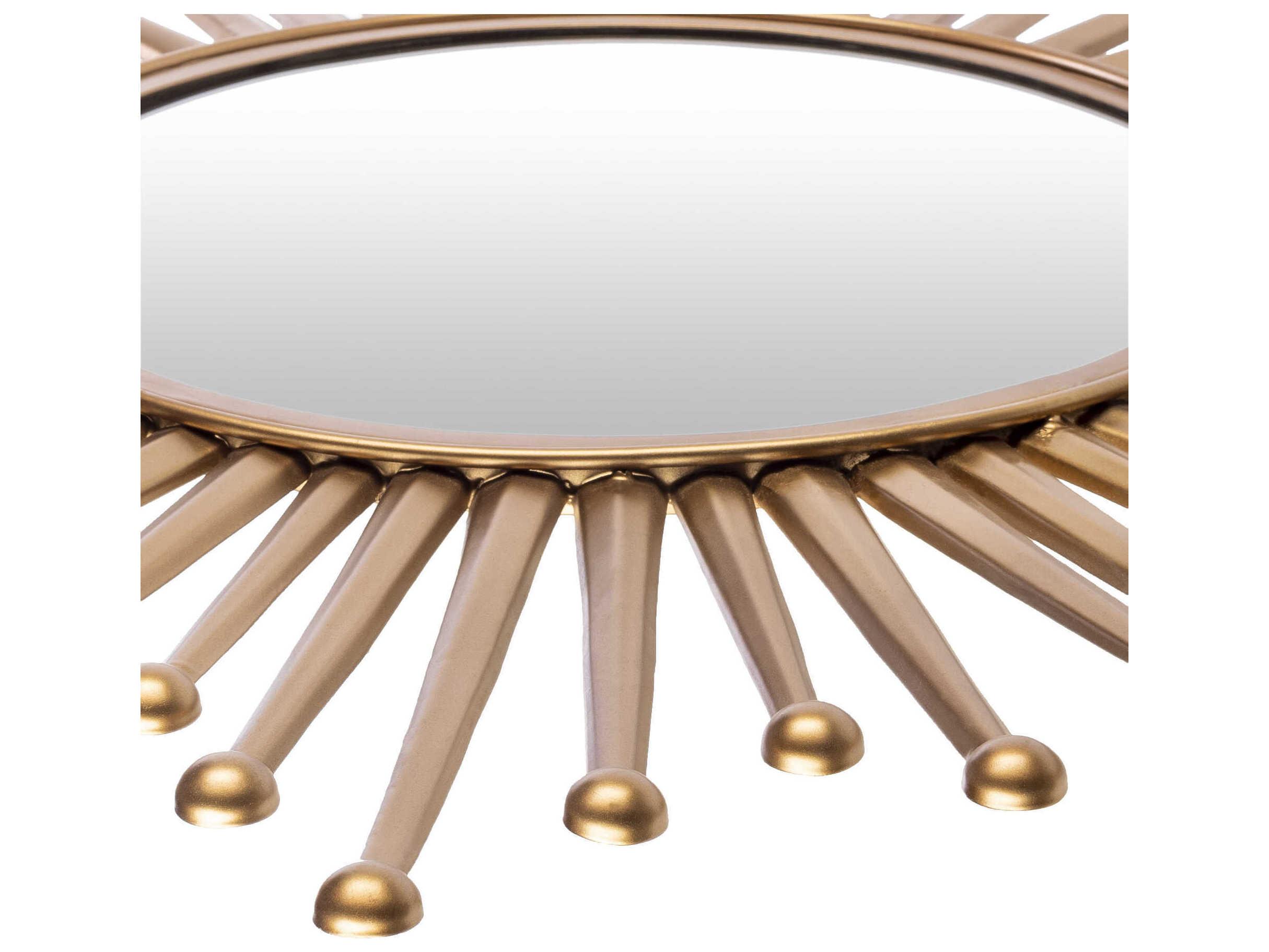 Livabliss by Surya Amon Gold Wall Mirror Sunburst