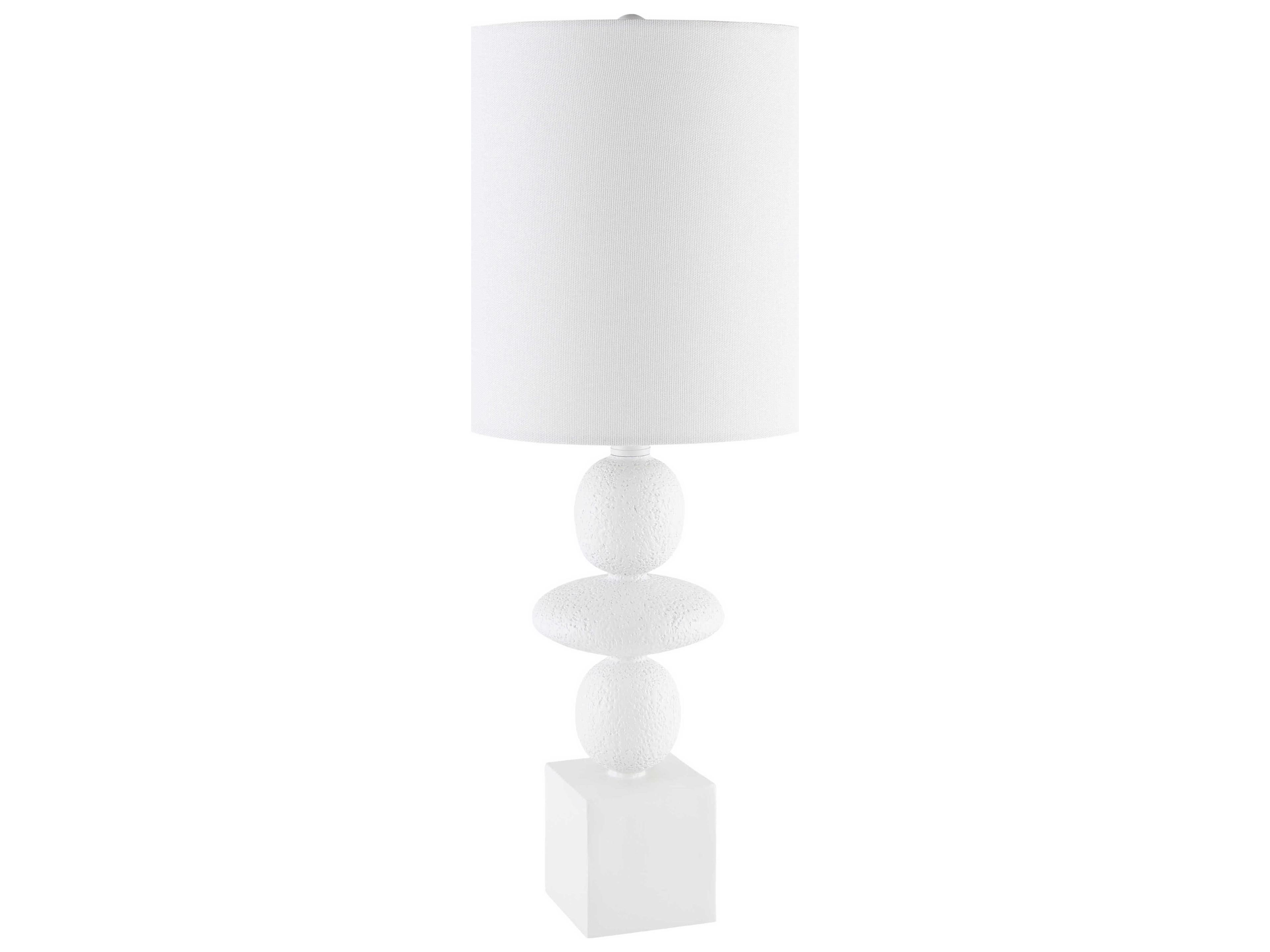 Livabliss by Surya Anie White Table Lamp