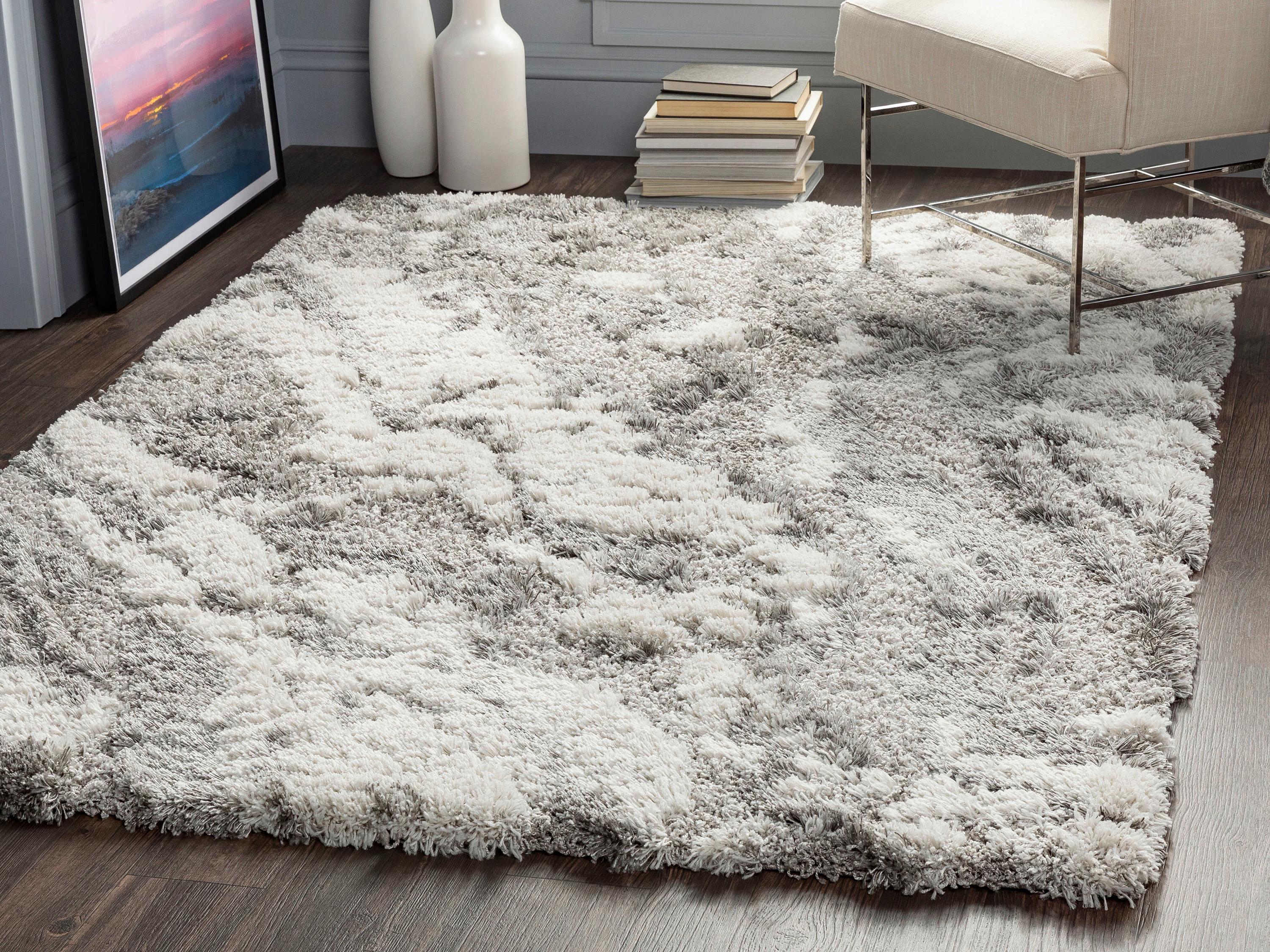 Livabliss by Surya Alta Shag Abstract Area Rug