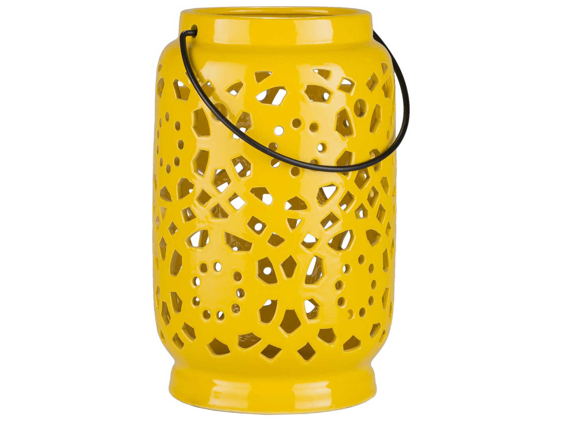 Livabliss by Surya Avery Yellow Lantern