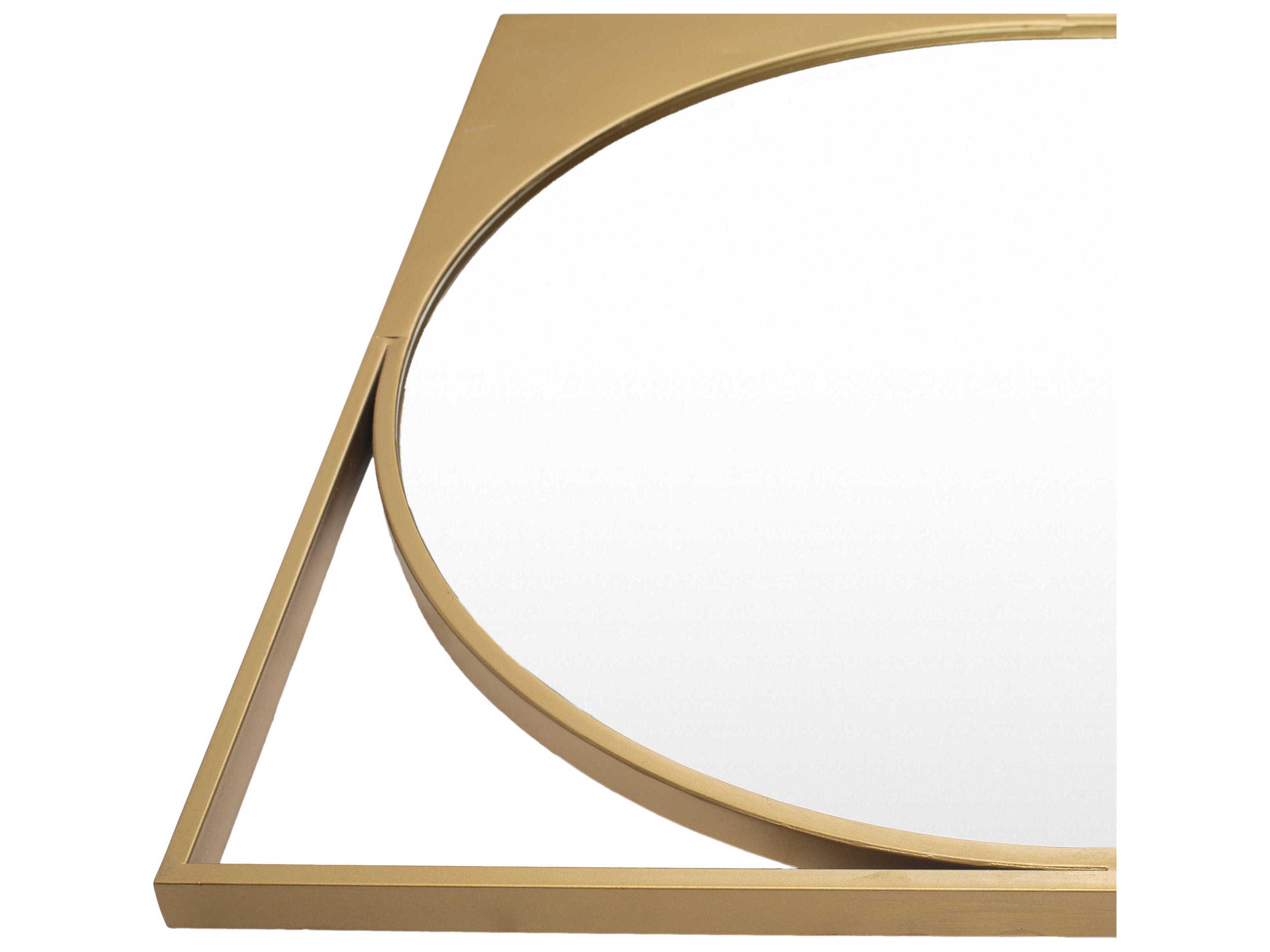 Livabliss by Surya Bauhaus Gold Wall Mirror Rectangular