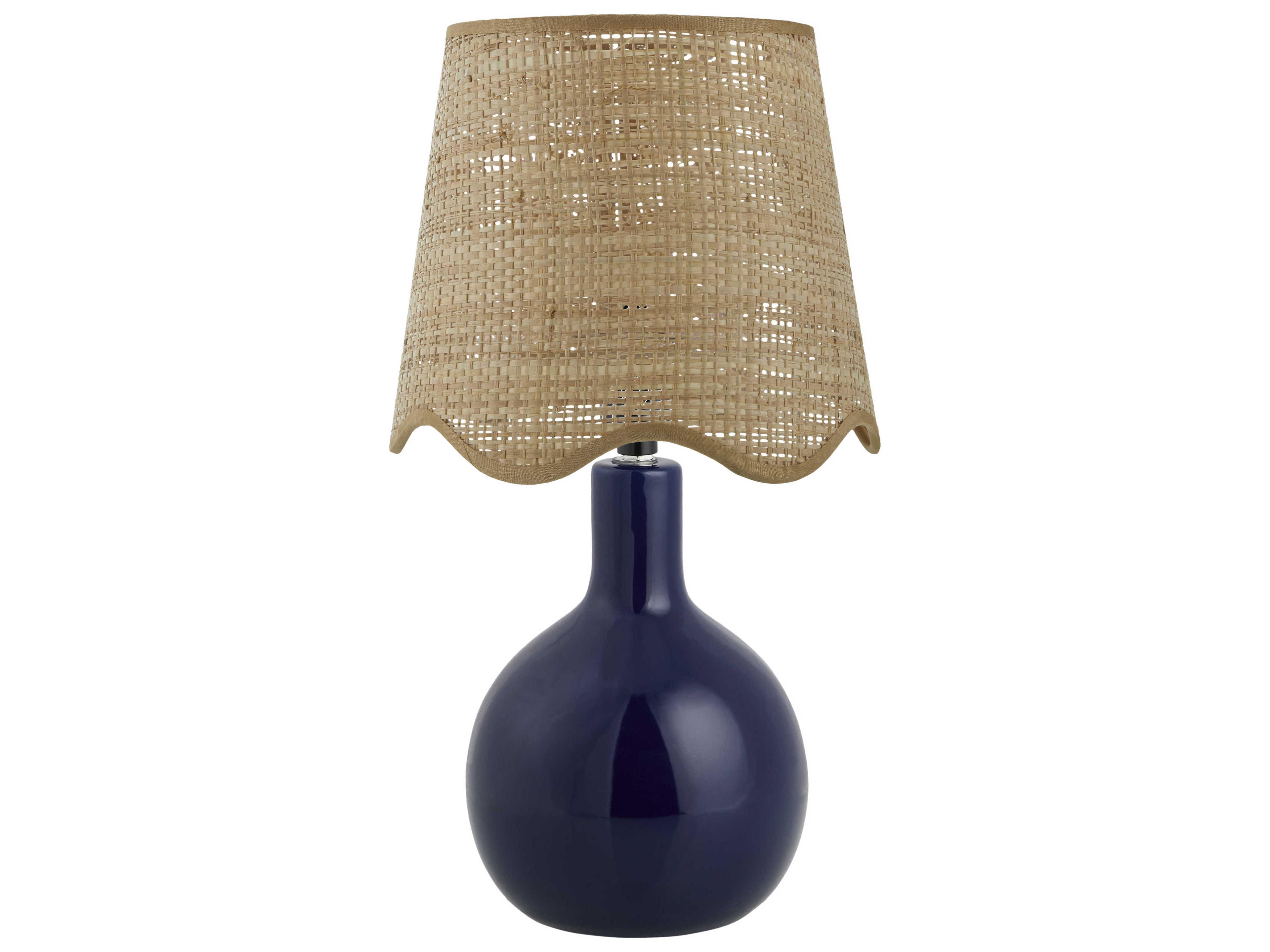 Livabliss by Surya Balbao Dark Blue Table Lamp
