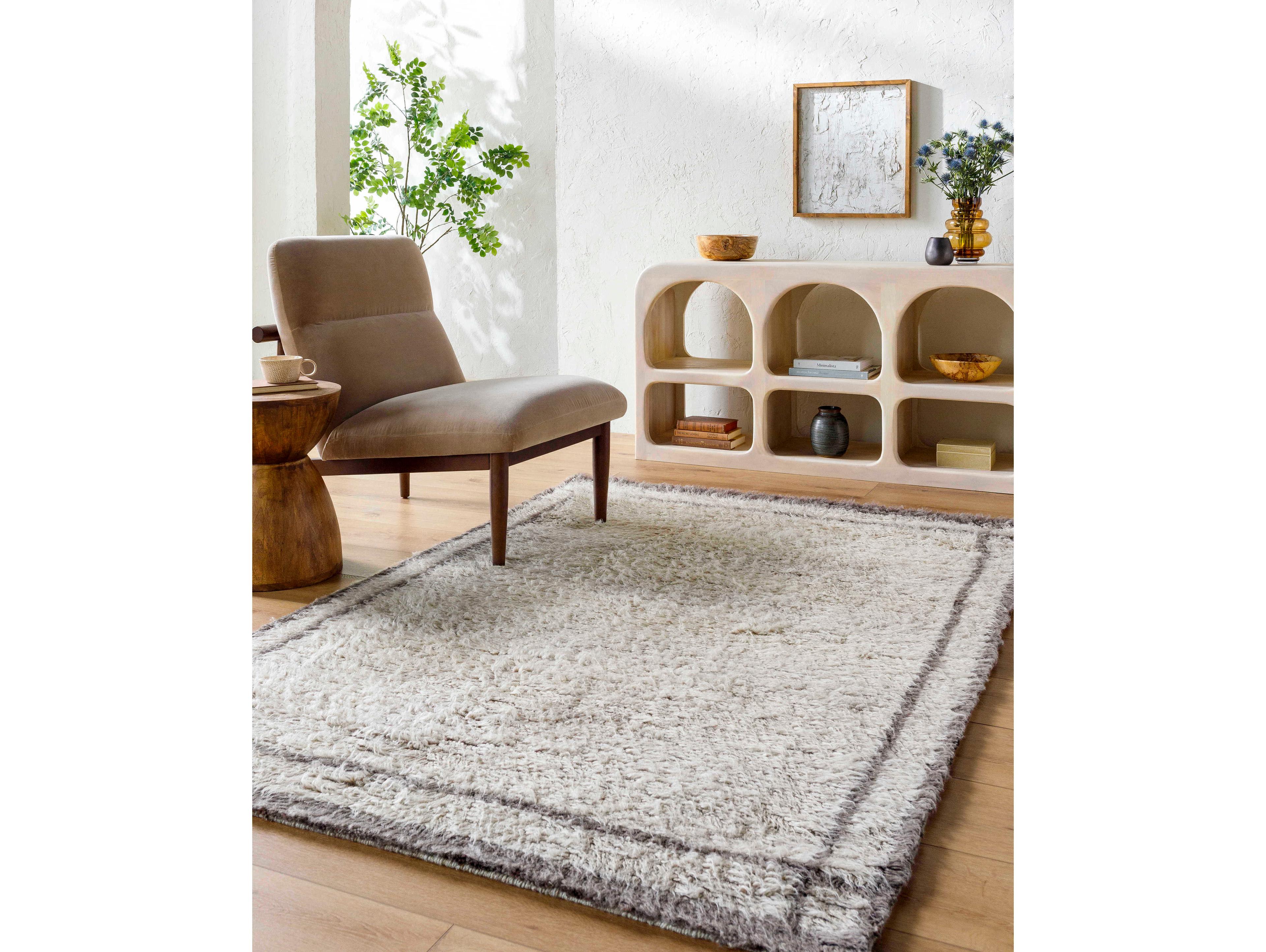 Livabliss by Surya Beni Moroccan Shag Bordered Area Rug