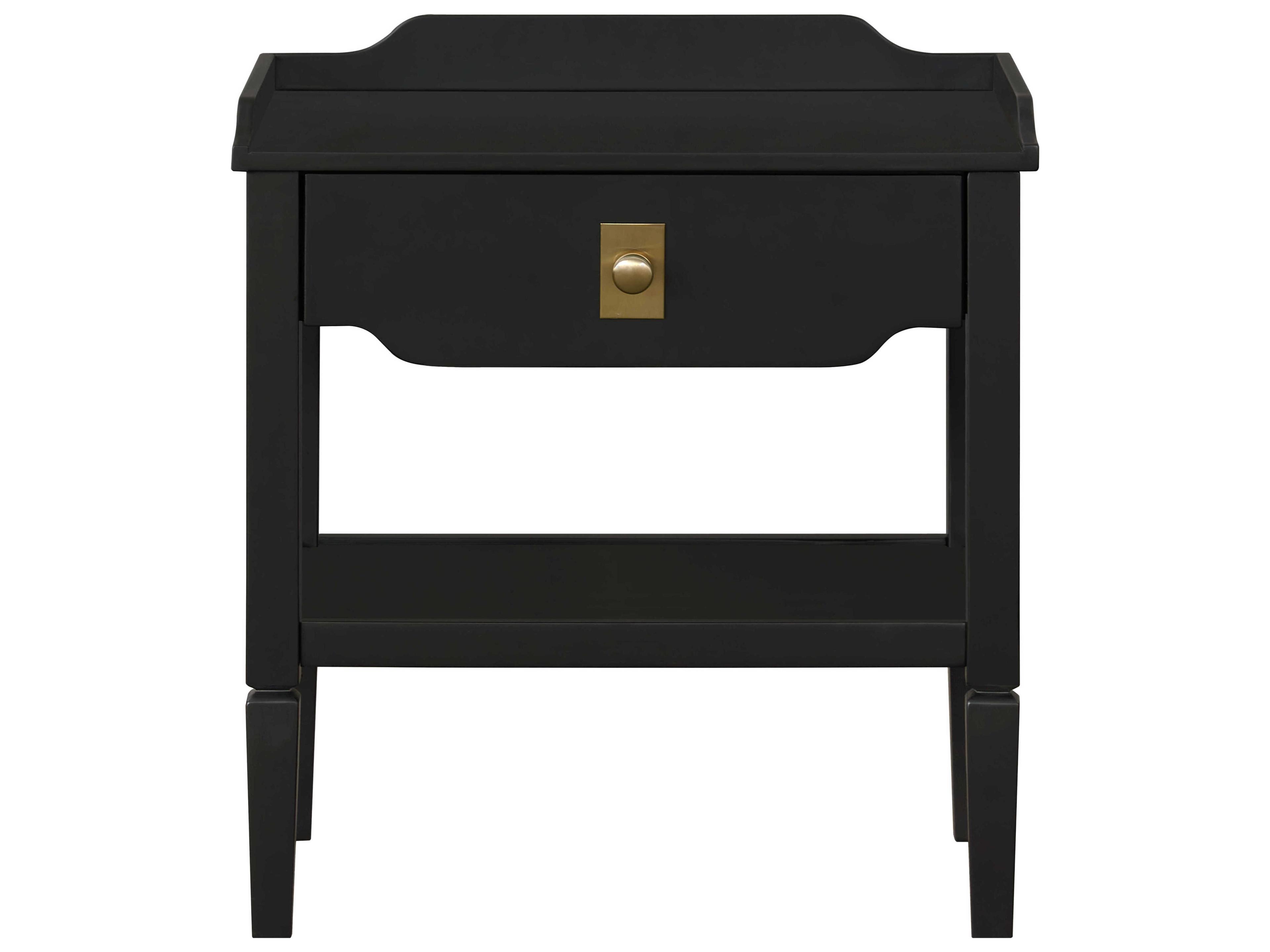 Livabliss by Surya Becki Owens Doheny Rectangular Wood Black End Table