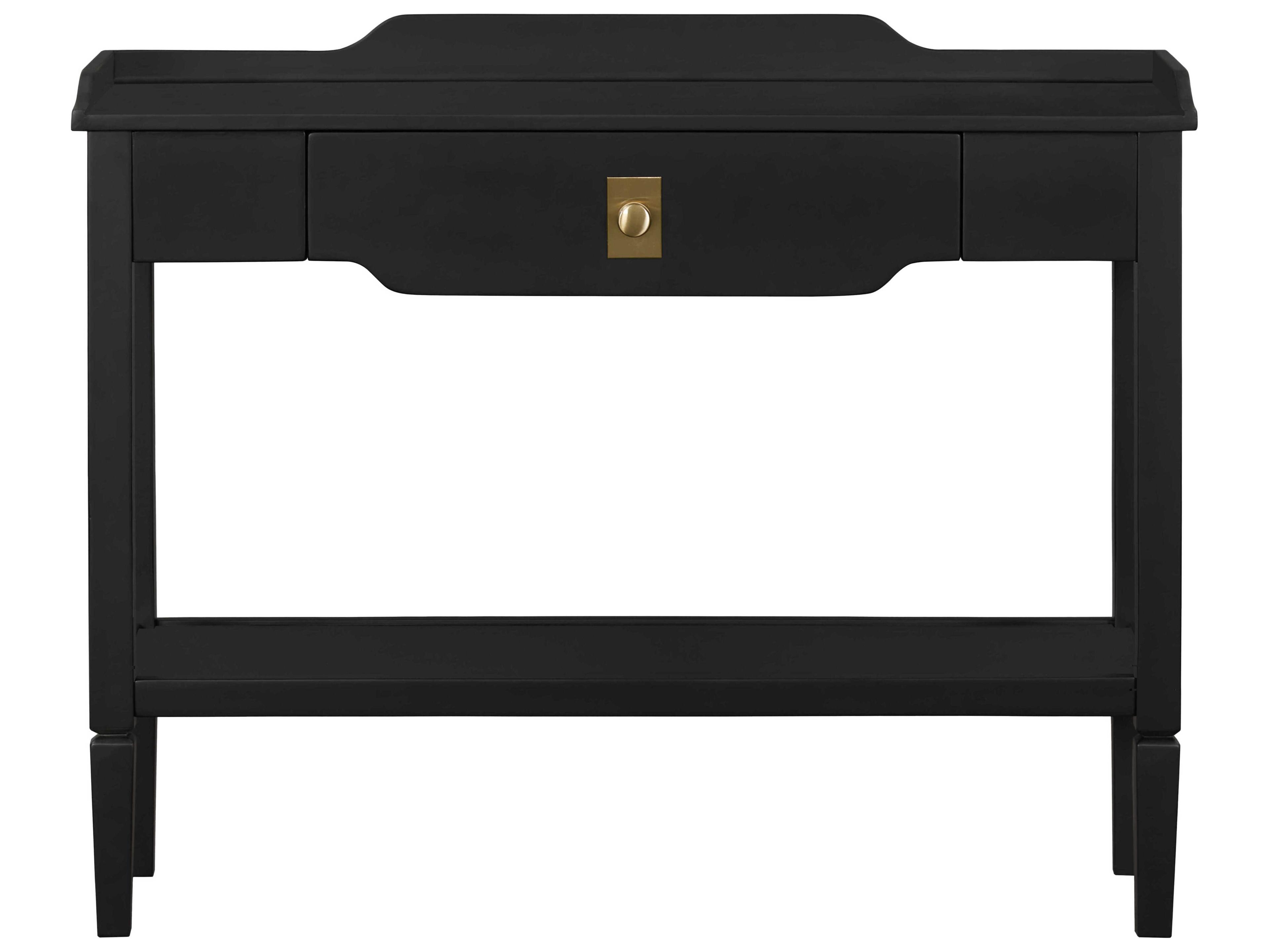 Livabliss by Surya Becki Owens Doheny Rectangular Wood Black Console Table