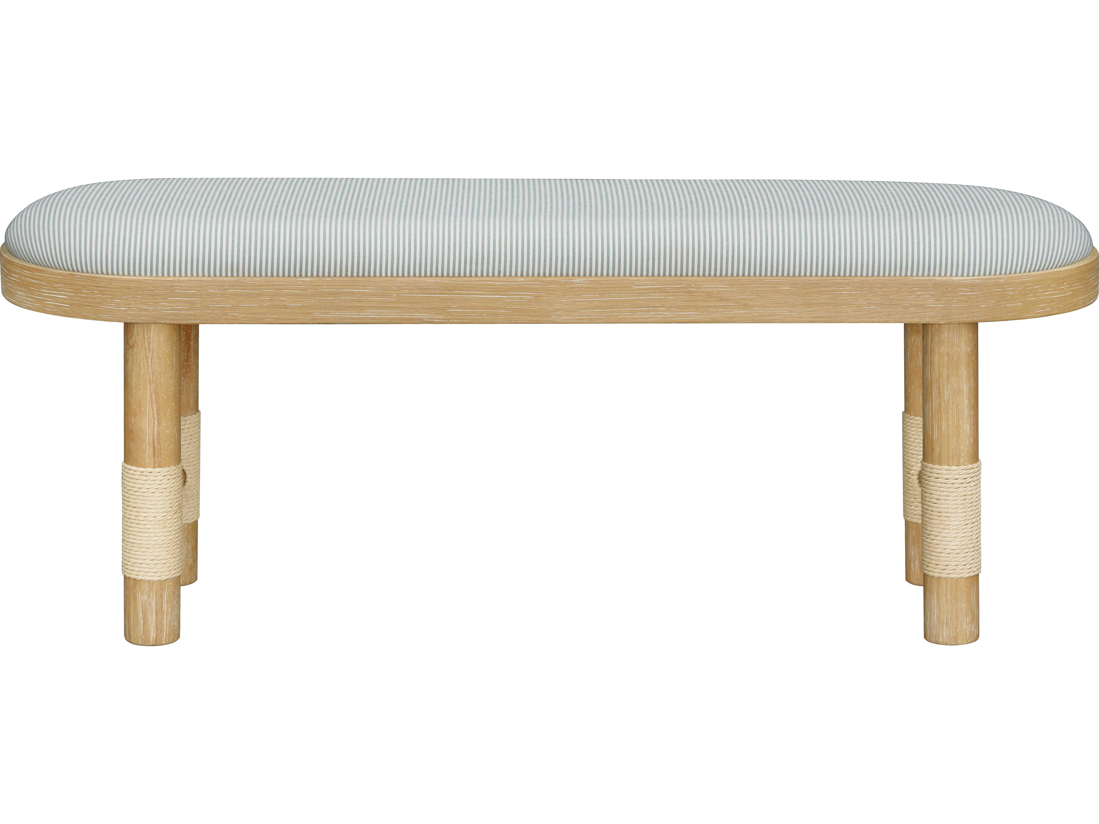 Livabliss by Surya Becki Owens Esmarca Brown Upholstered Accent Bench