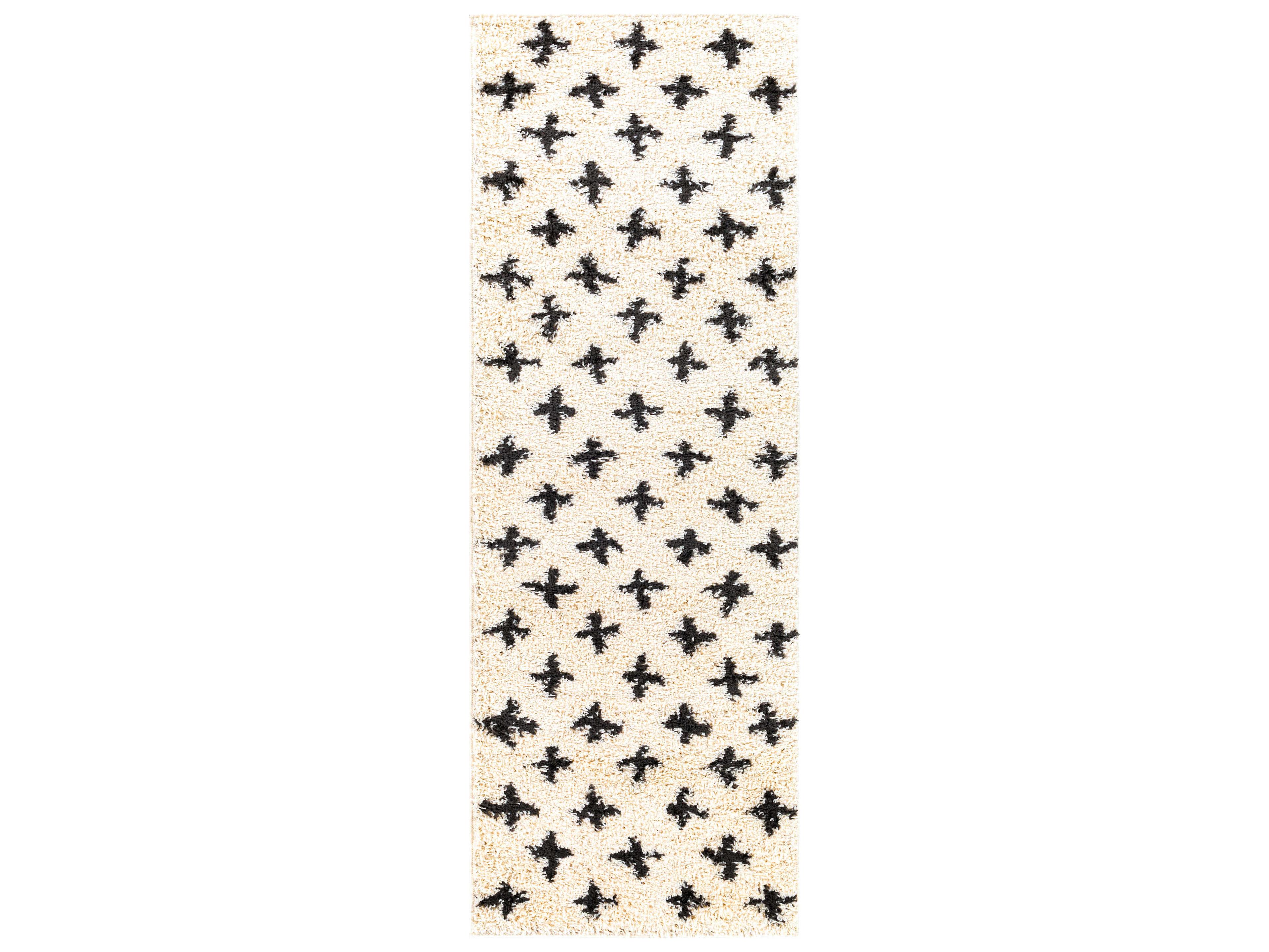 Livabliss by Surya Beni Shag Geometric Runner Area Rug