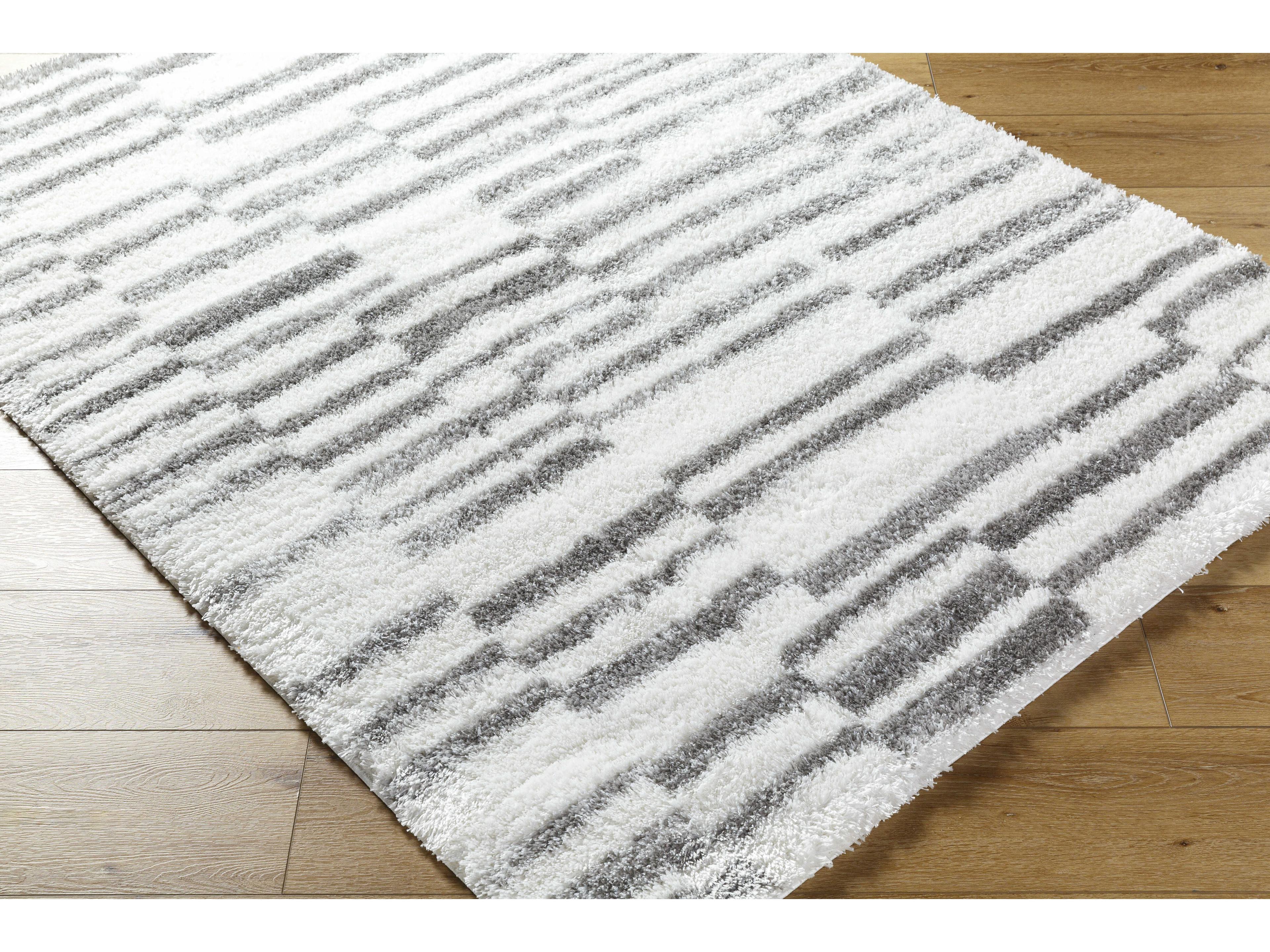 Livabliss by Surya Cloudy Shag Striped Area Rug