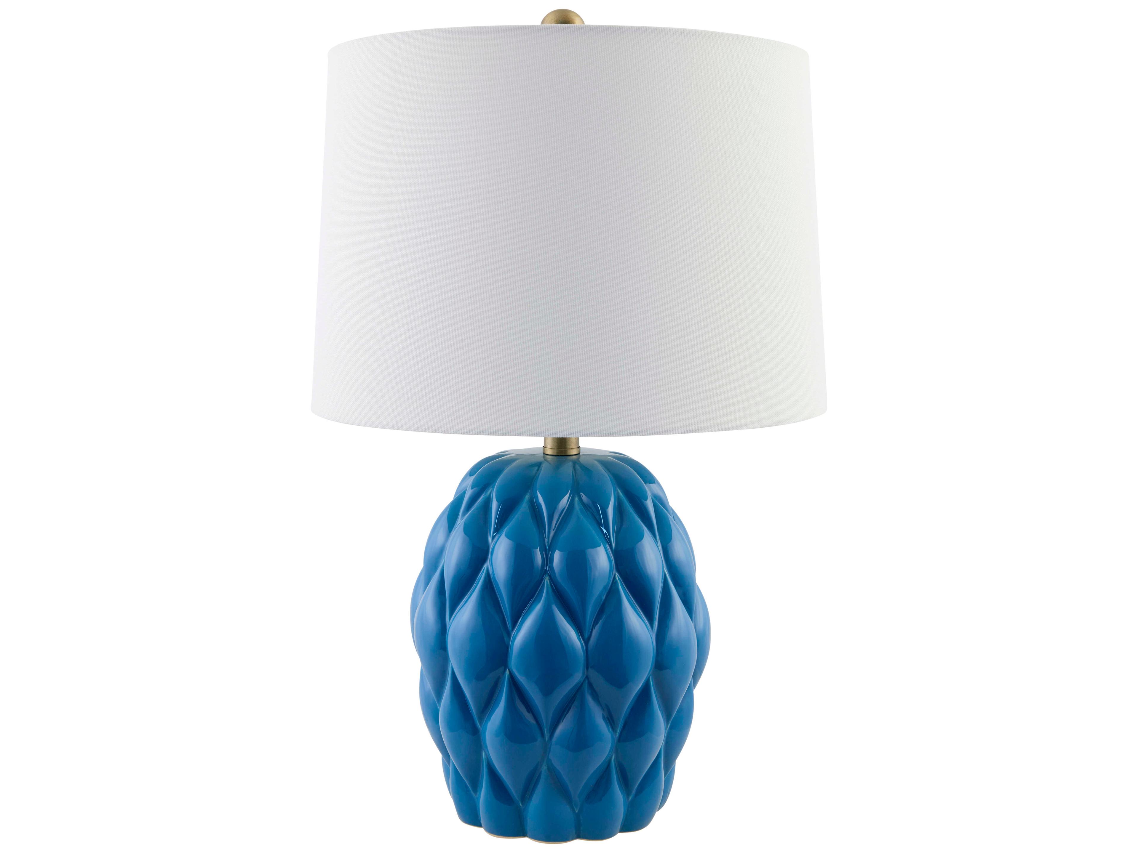 Livabliss by Surya Cagli Dark Blue Table Lamp