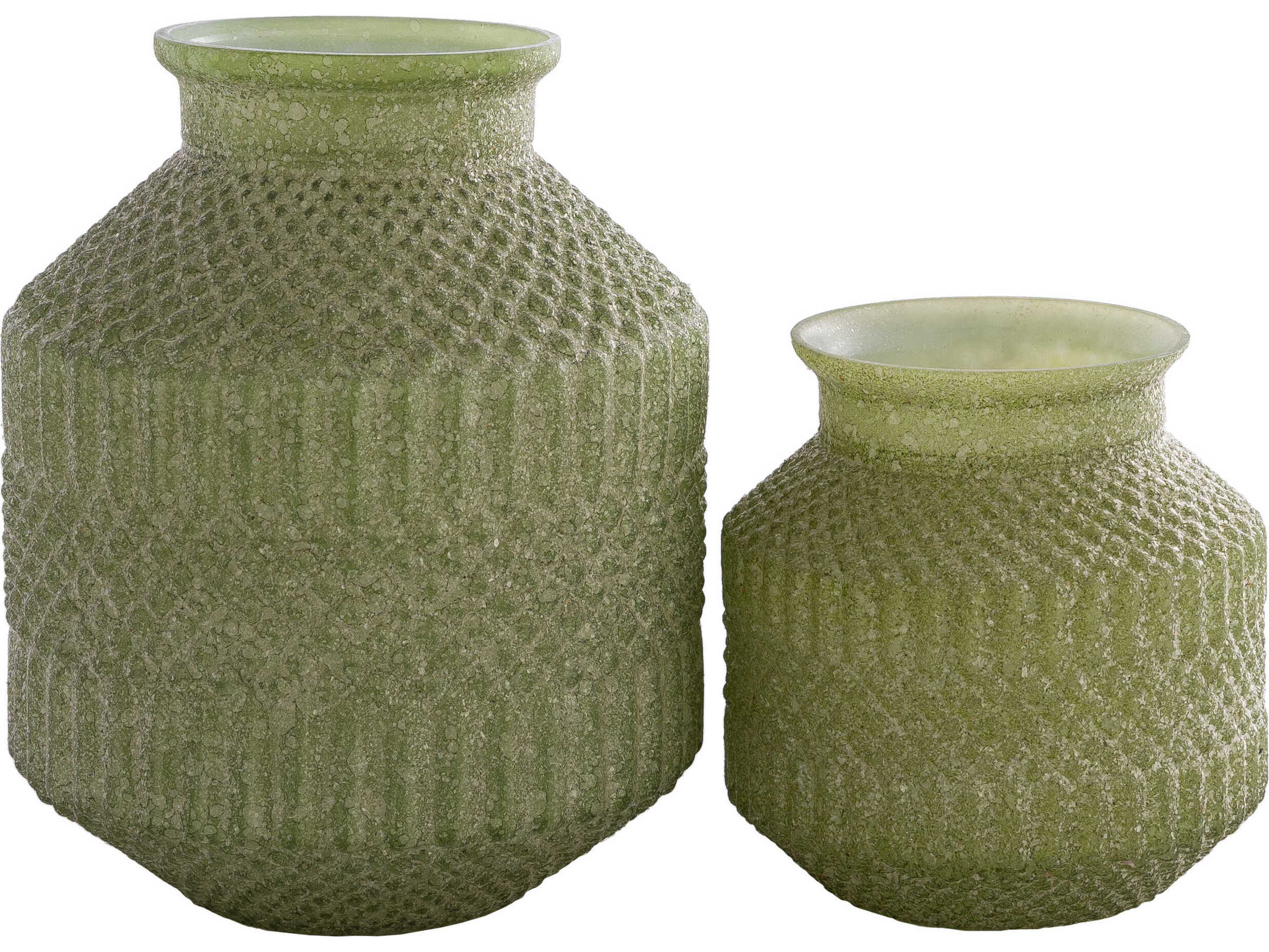 Livabliss by Surya Catalana Green Vase (Set of 2)