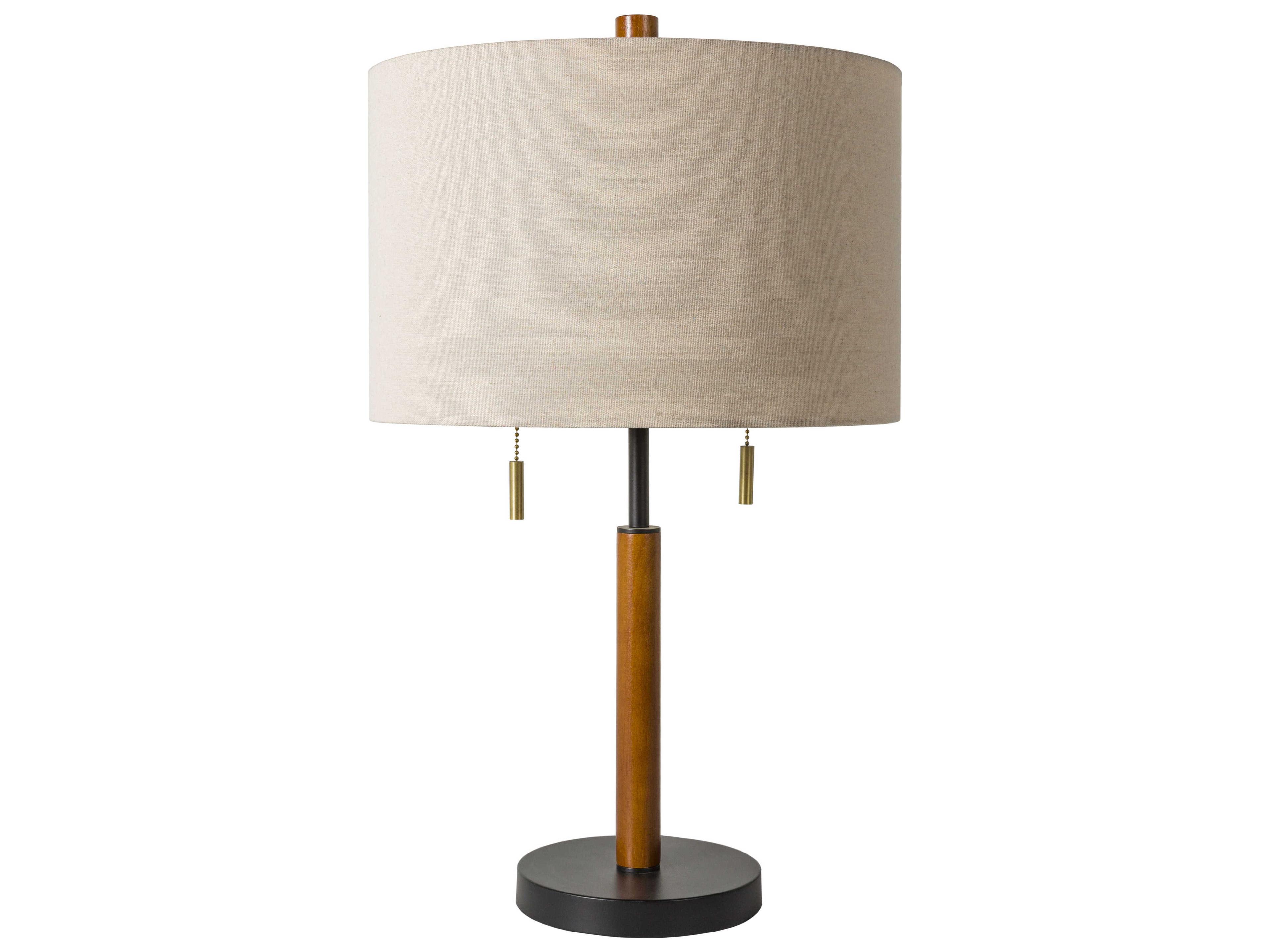 Luxecor Blissful Tan Brown Table Lamp