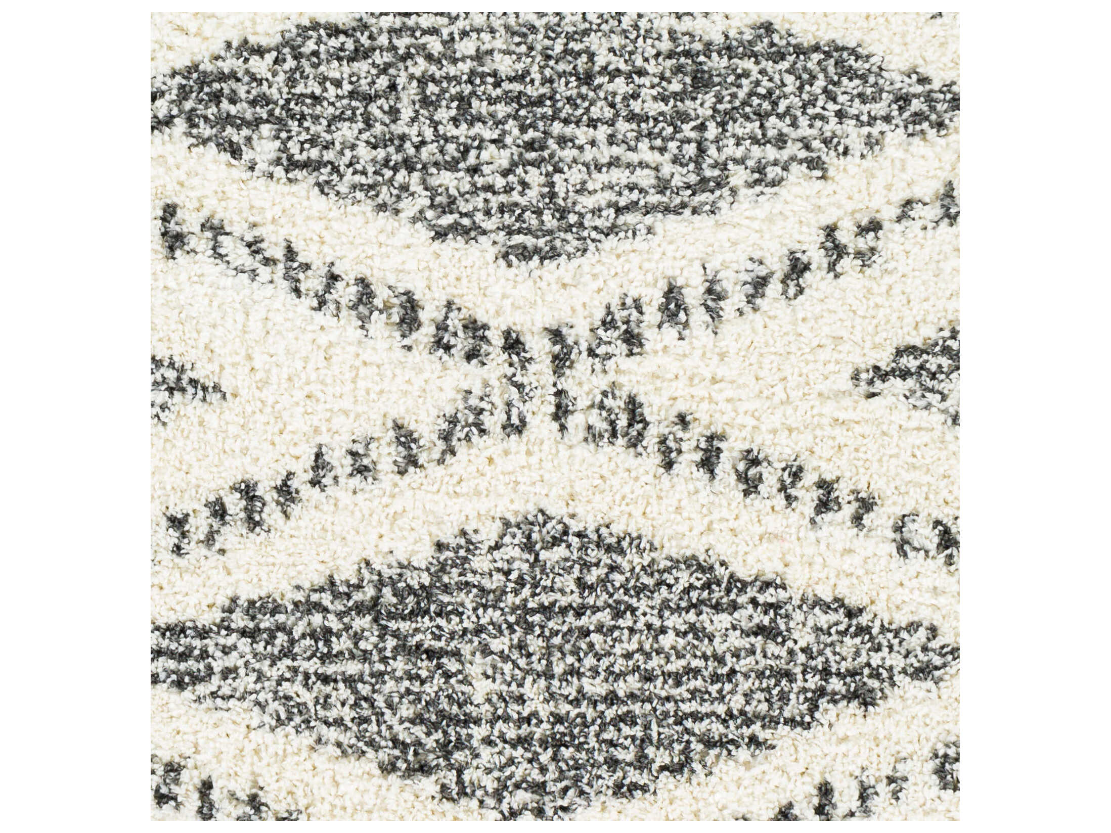 Livabliss by Surya Deluxe Shag Geometric Runner Area Rug