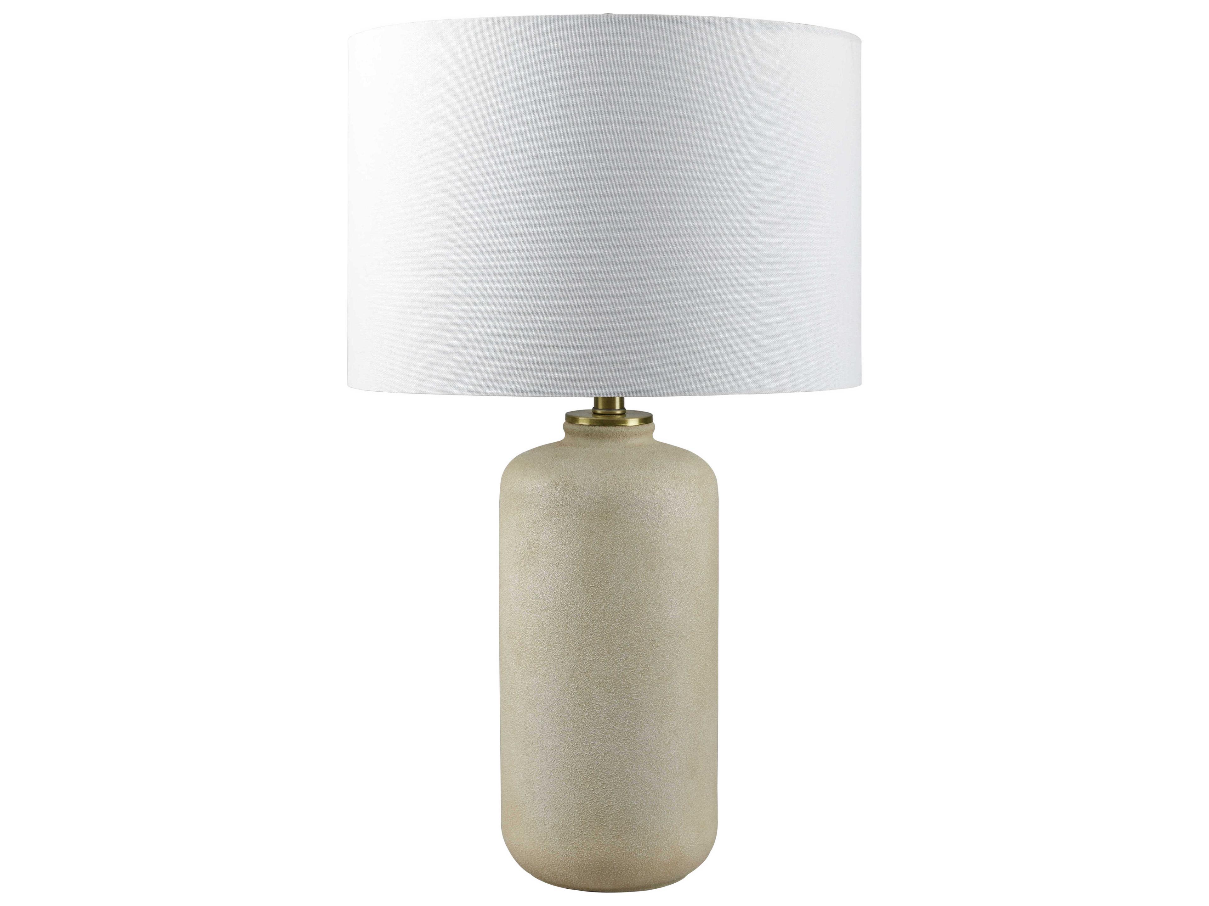 Livabliss by Surya Eclat White Gray Buffet Lamp