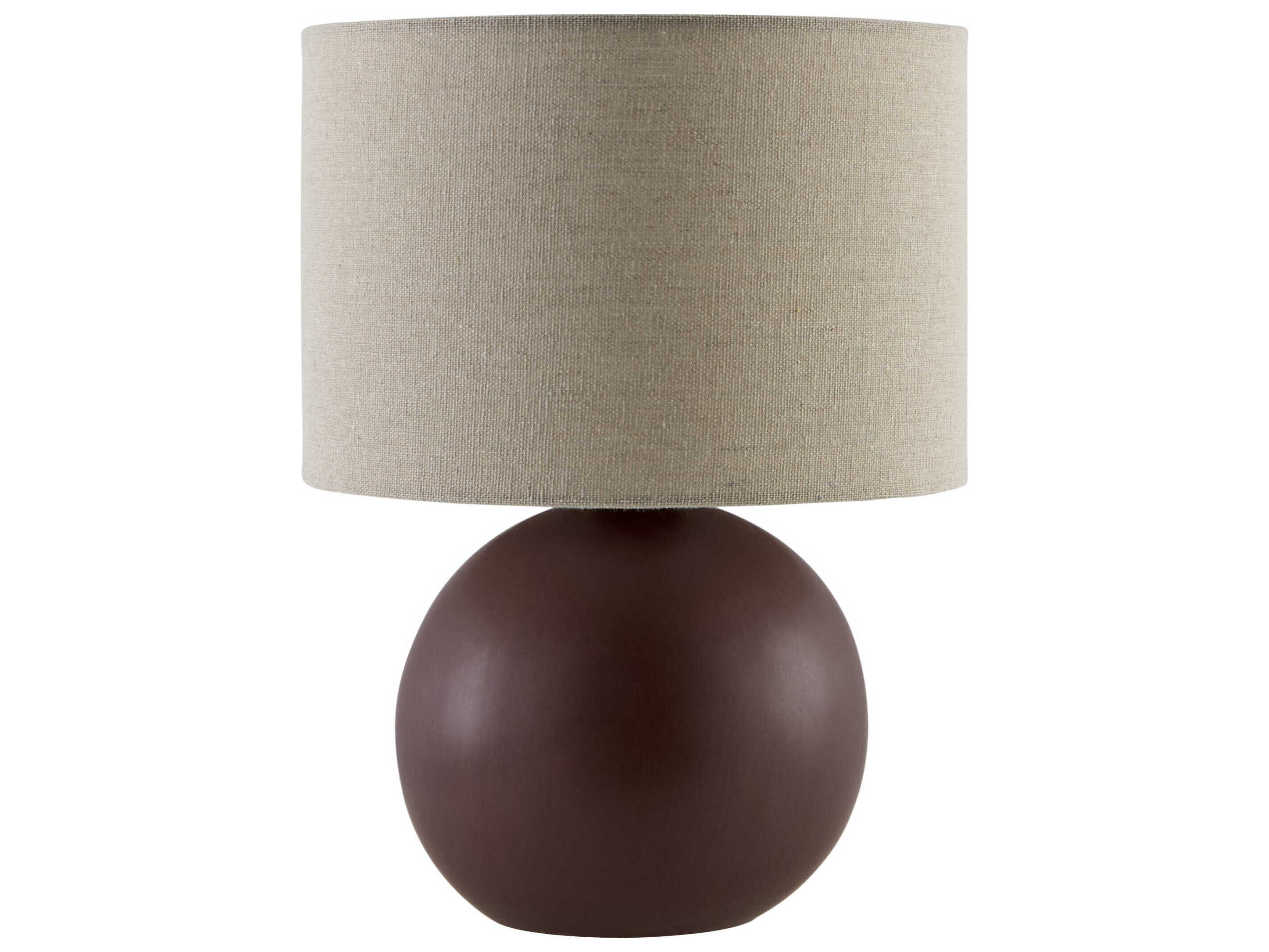 Livabliss by Surya Elio Dark Brown Table Lamp