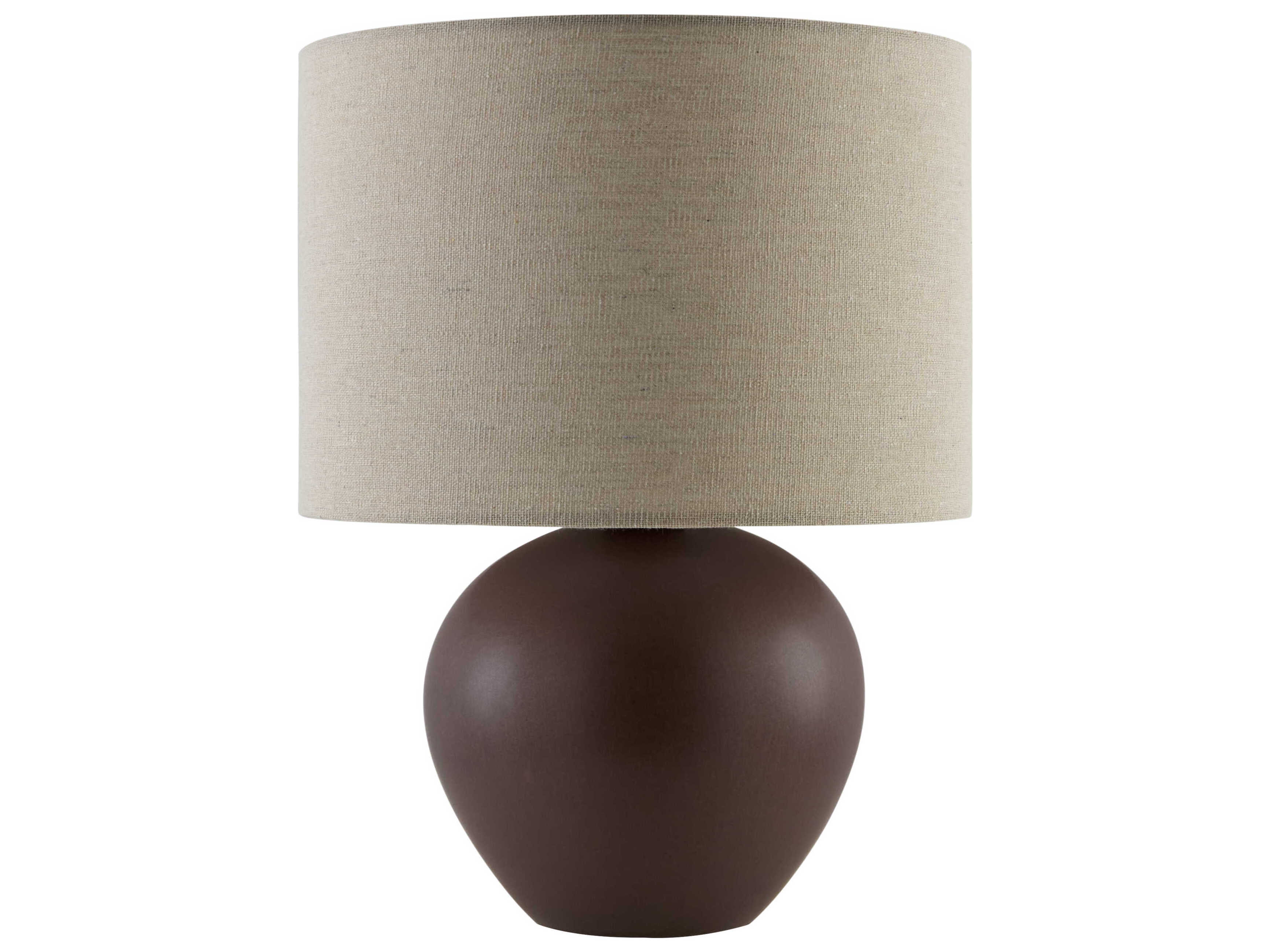 Livabliss by Surya Elio Dark Brown Table Lamp