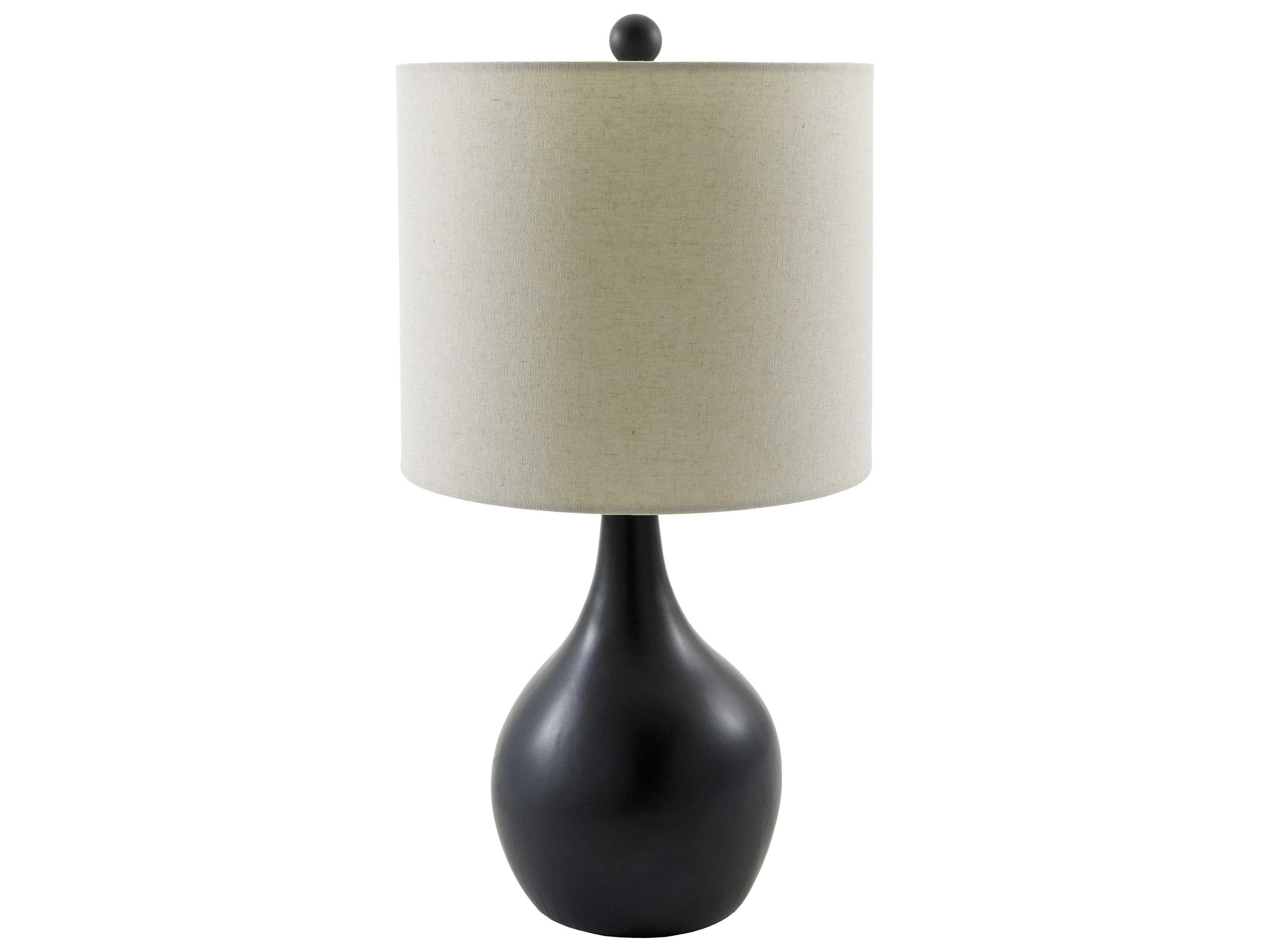 Livabliss by Surya Enoki Black Table Lamp