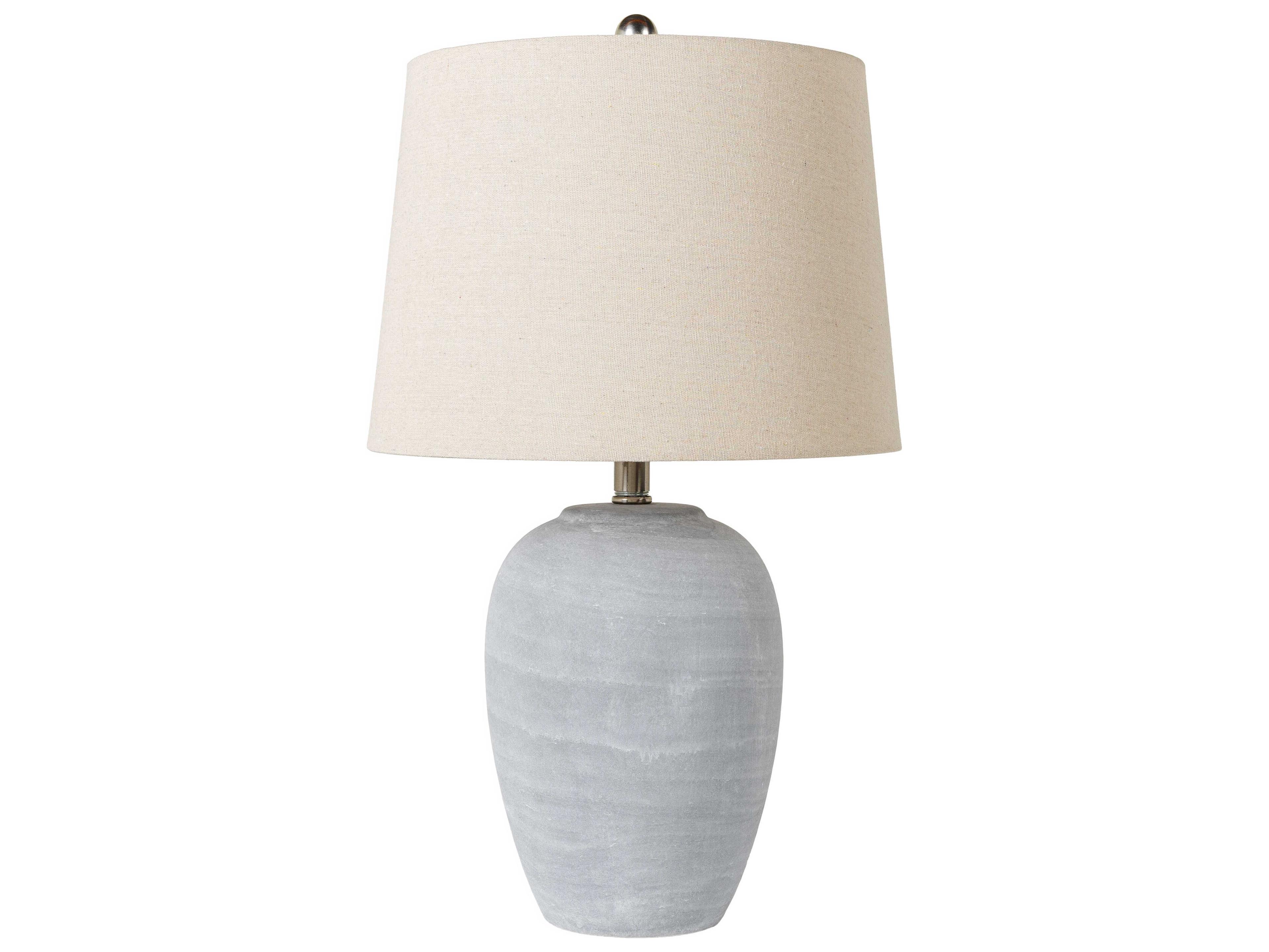 Luxecor Blissful Gray Table Lamp