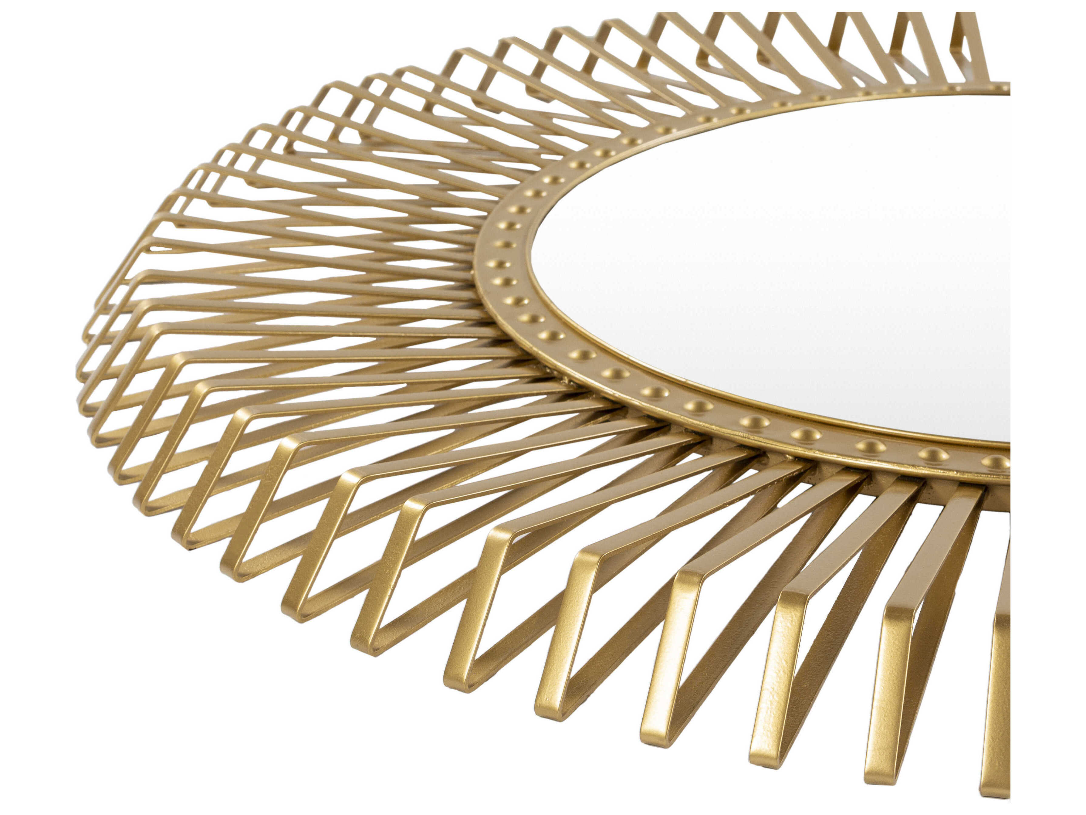 Livabliss by Surya Errol Gold Wall Mirror Sunburst