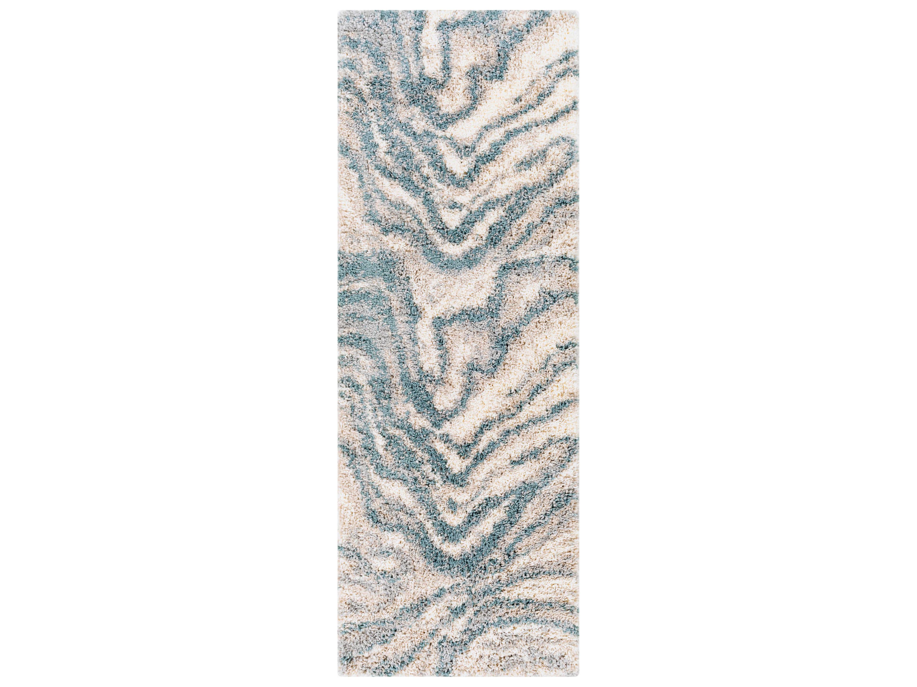 Livabliss by Surya Eskimo Shag Abstract Runner Area Rug