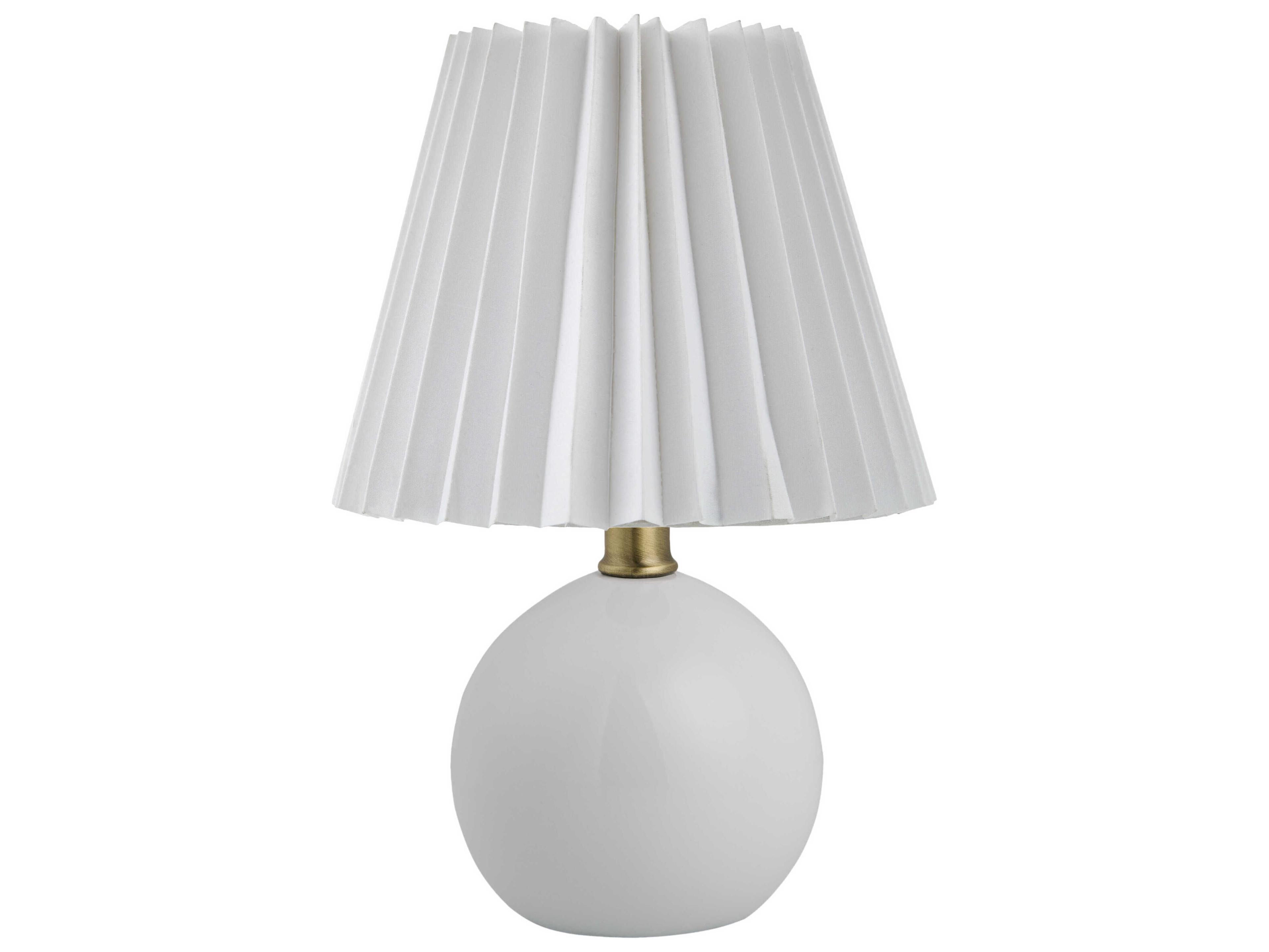 Livabliss by Surya Ferez White Table Lamp