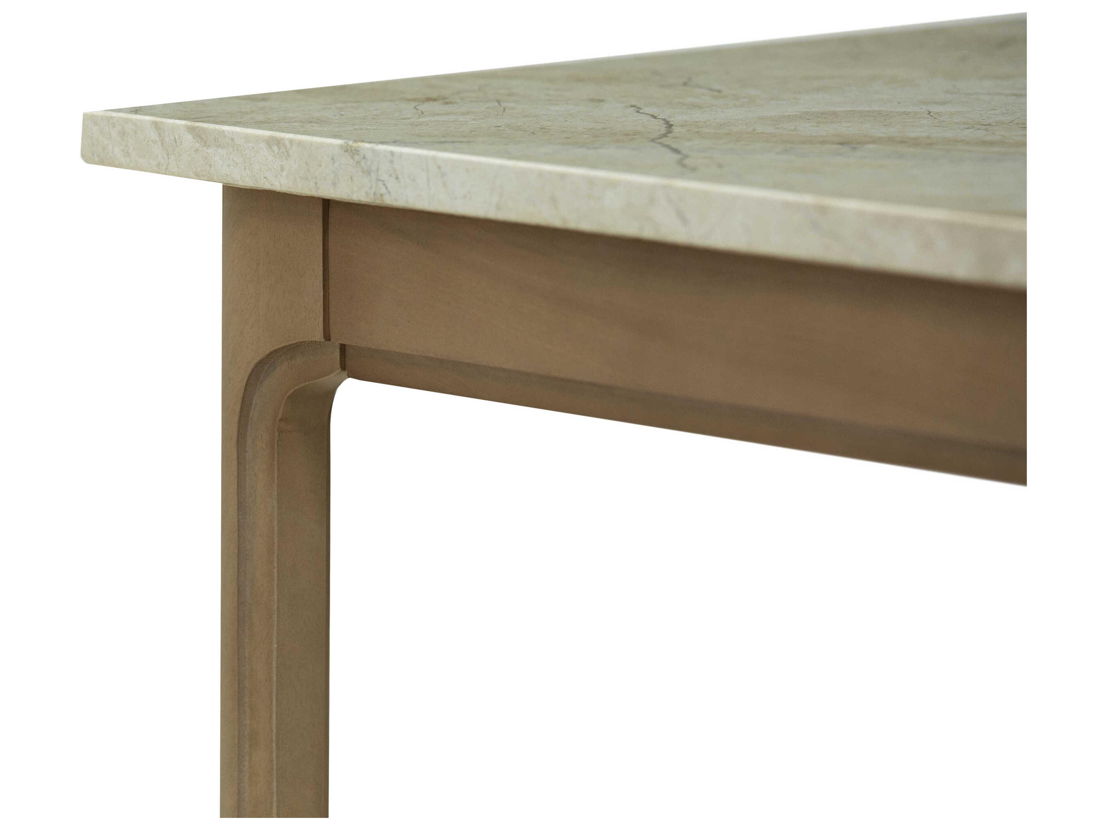Livabliss by Surya Galey Alix Blair Square Marble Beige End Table