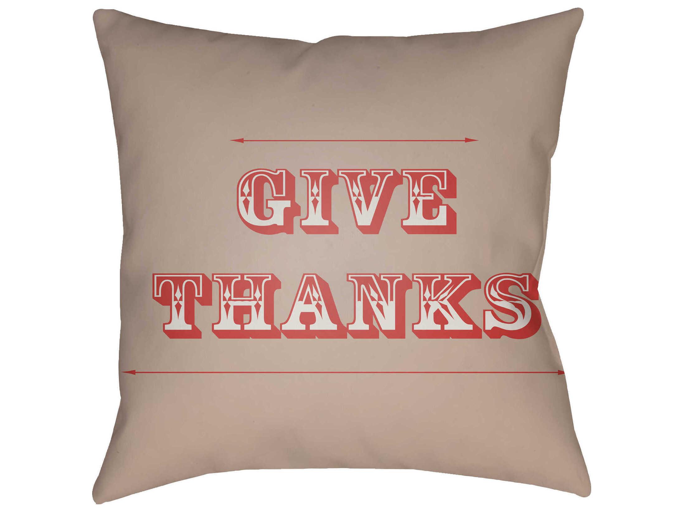 Livabliss by Surya Thanks Pillows