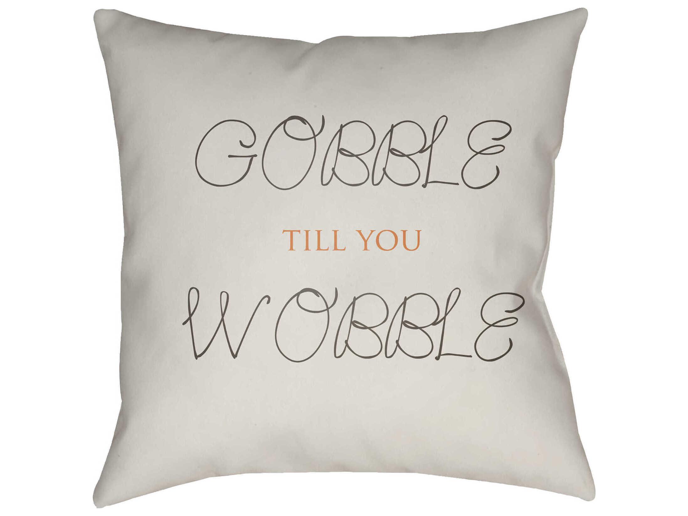 Livabliss by Surya Gobble Till You Wobble Pillows