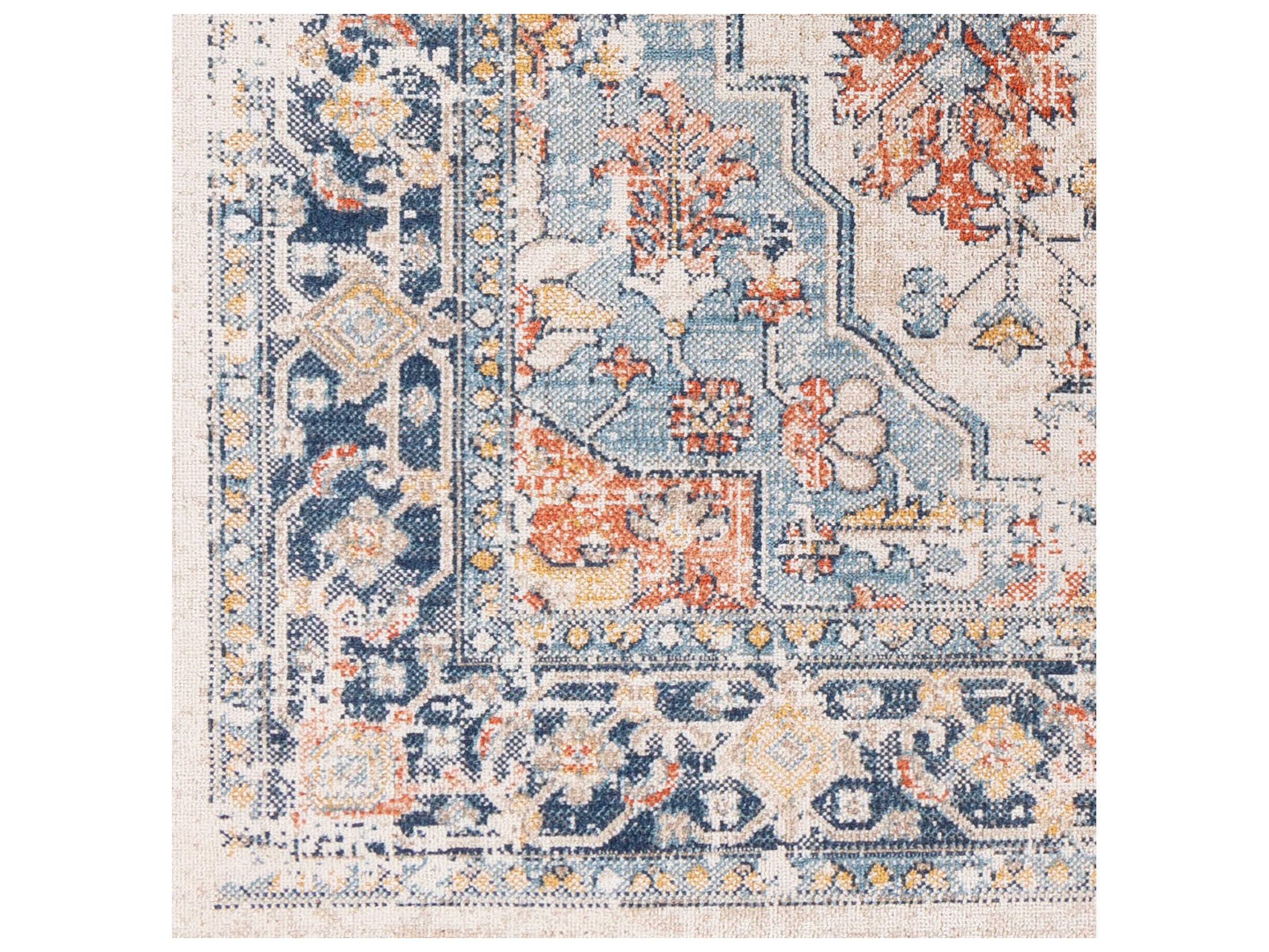 Livabliss by Surya Huntington Beach Bordered Runner Area Rug