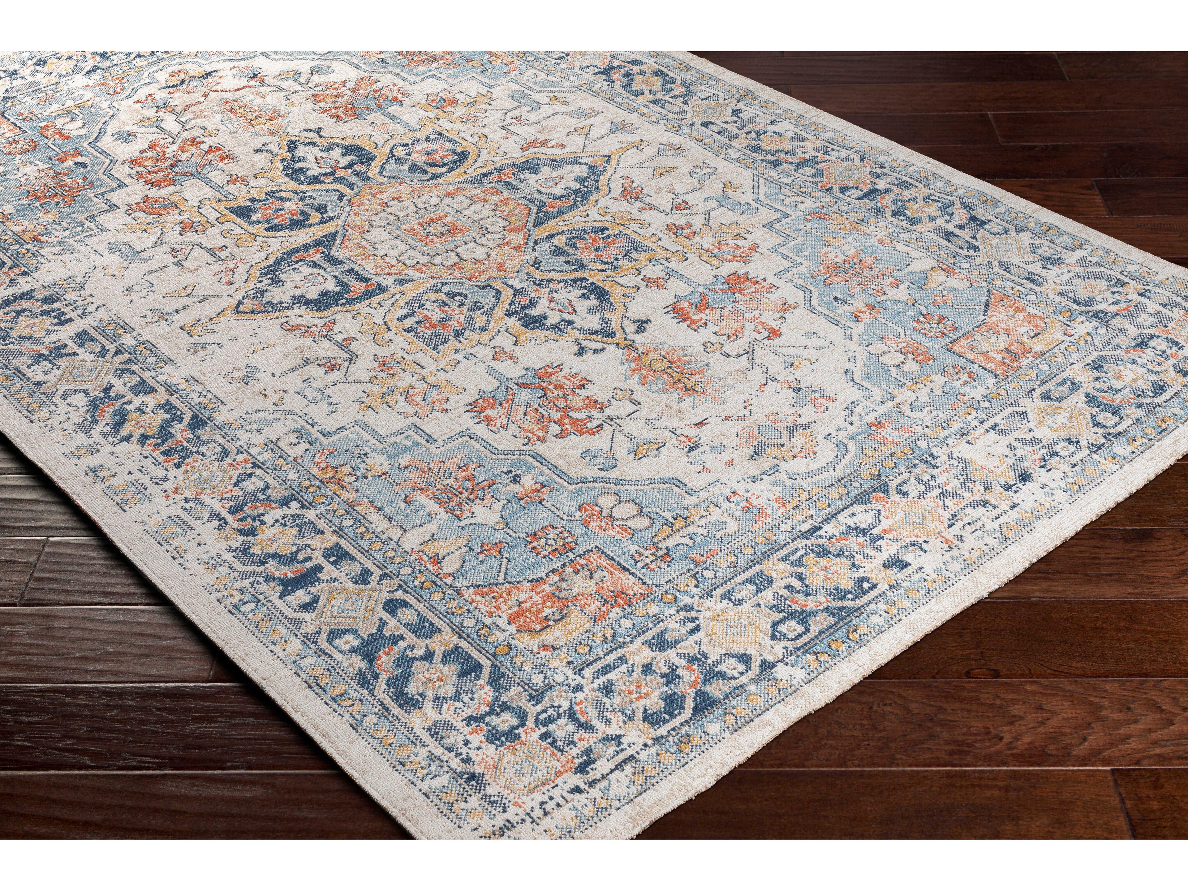 Livabliss by Surya Huntington Beach Bordered Runner Area Rug