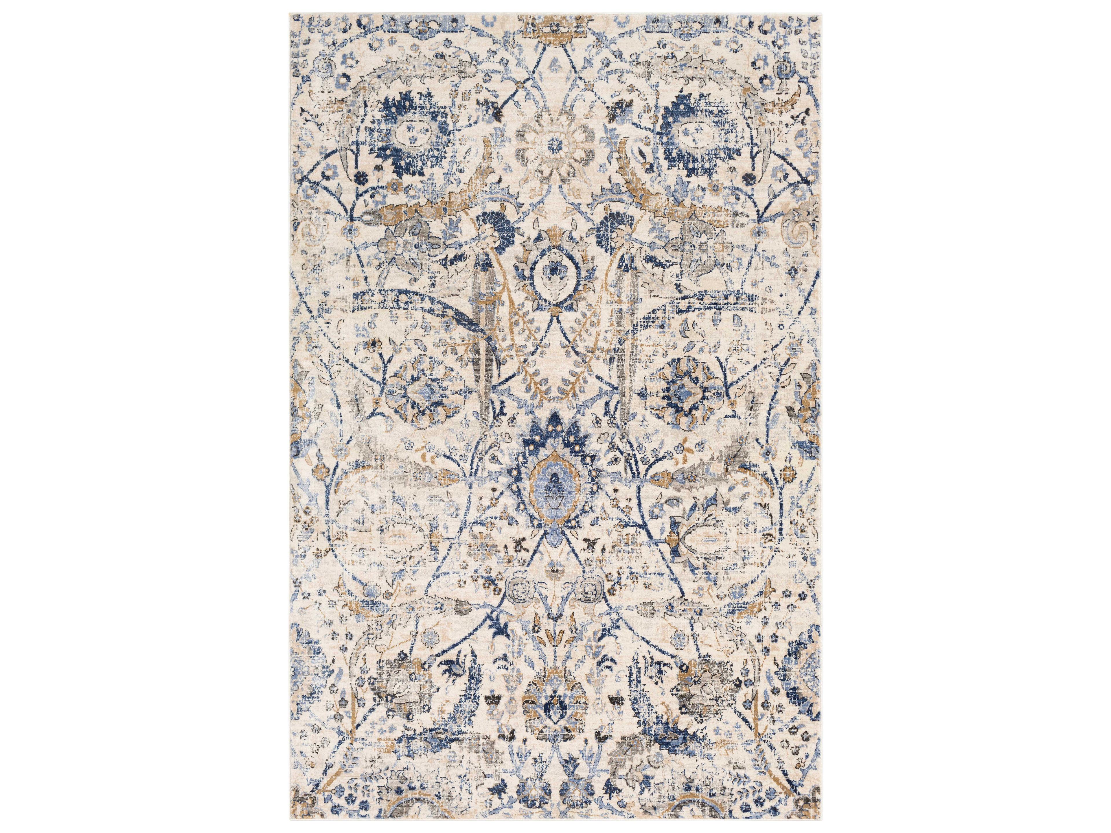 Livabliss by Surya Indigo Floral Area Rug