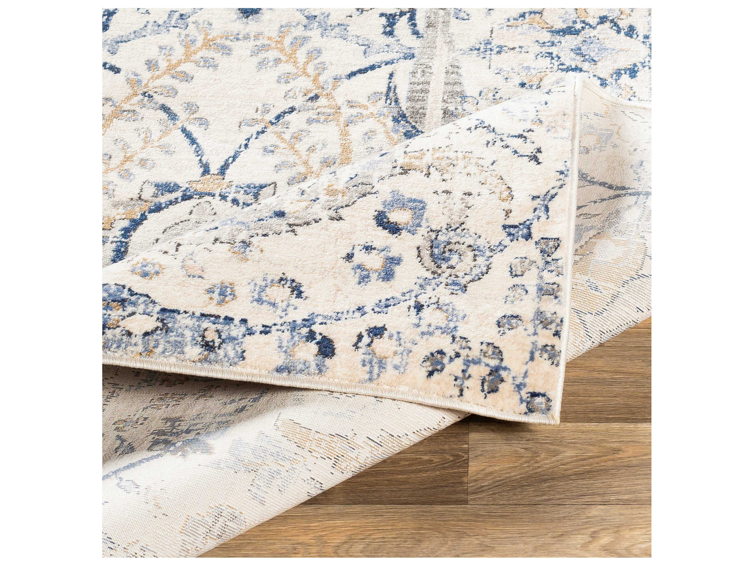 Livabliss by Surya Indigo Floral Area Rug